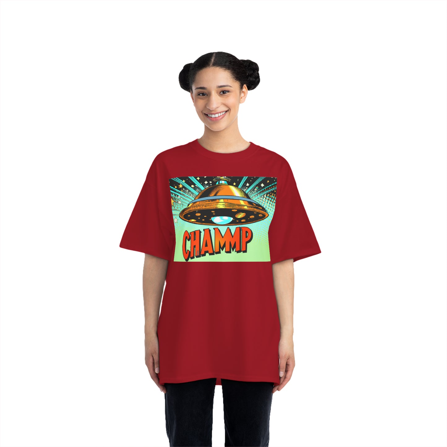 UFO CHAMMP 3 - AI Art - Beefy-T®  Short-Sleeve T-Shirt