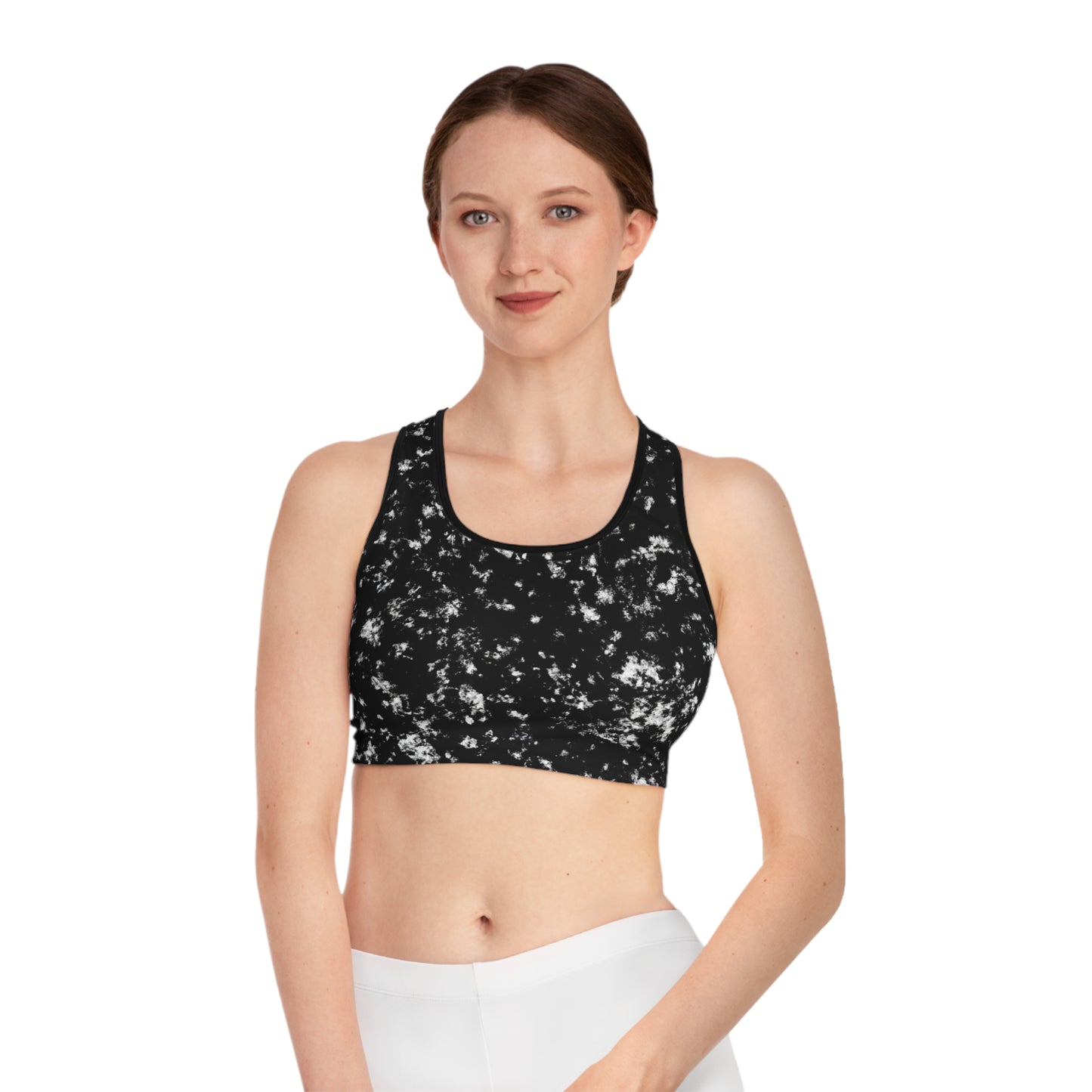 Starfield Camo - AI Art - Sports Bra