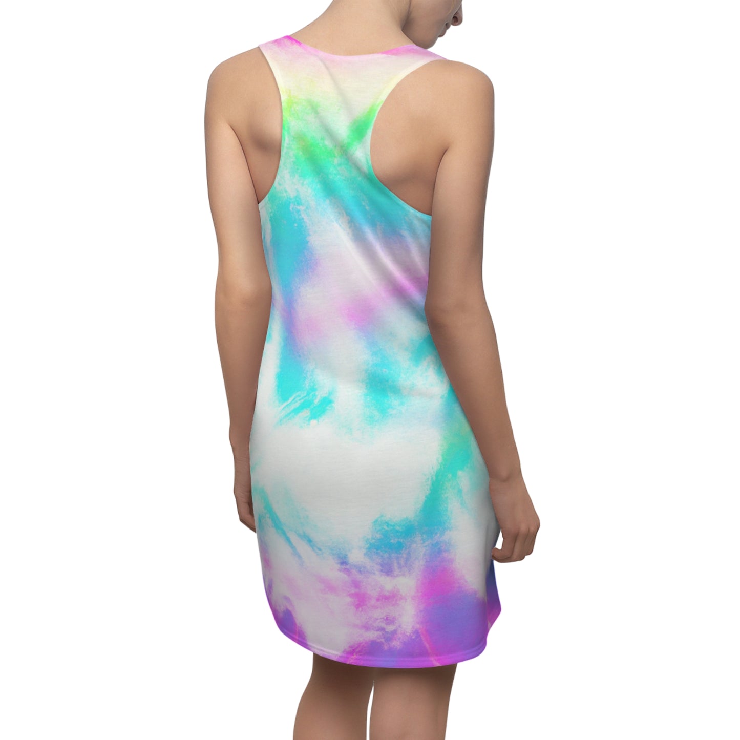 Pastel Cloud - AI Art - Racerback Dress