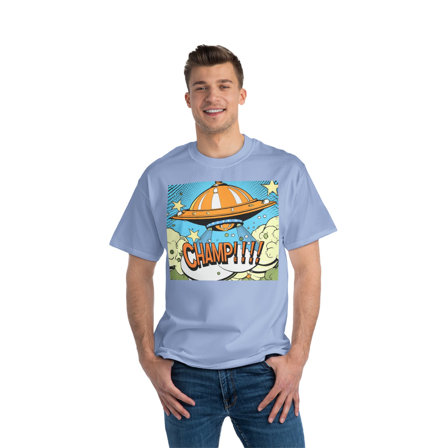 UFO CHAMP!!!! 9 - AI Art - Beefy-T® T-Shirt - (S - 6XL Sizes, Multiple Colors)