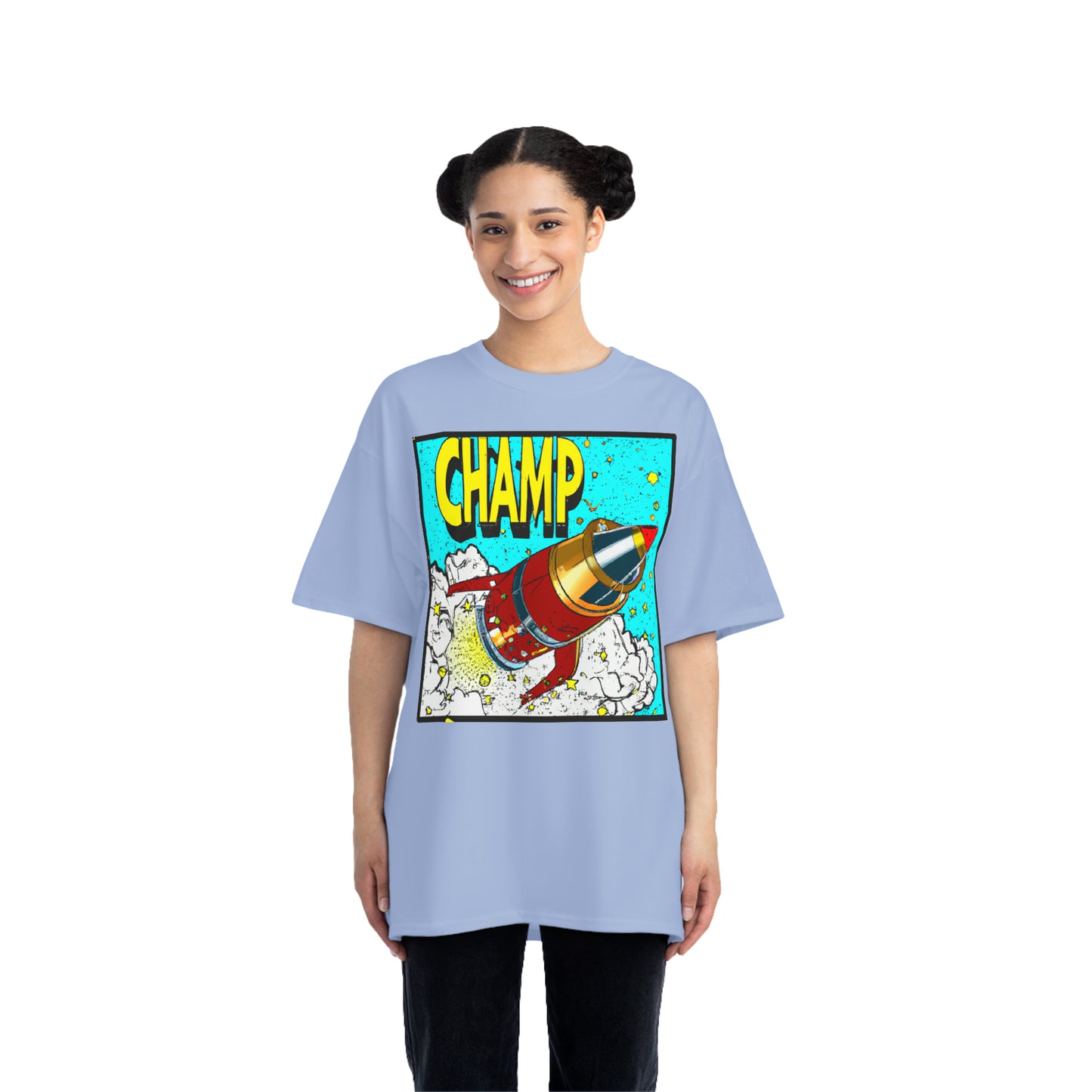 Spaceship Champ 3 - AI Art - Beefy-T®  Short-Sleeve T-Shirt