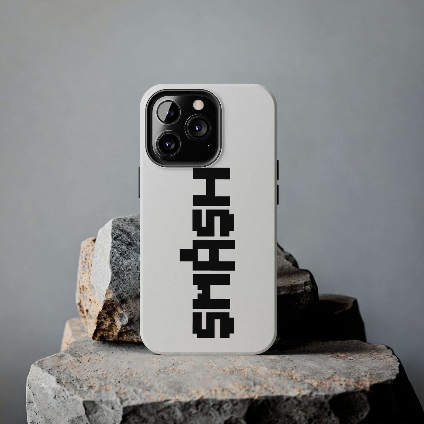 SMASH Logo 8-Bit iPhone Cases - AI Art - Tough Phone Cases (iPhone Versions 7-15pro & X Available)