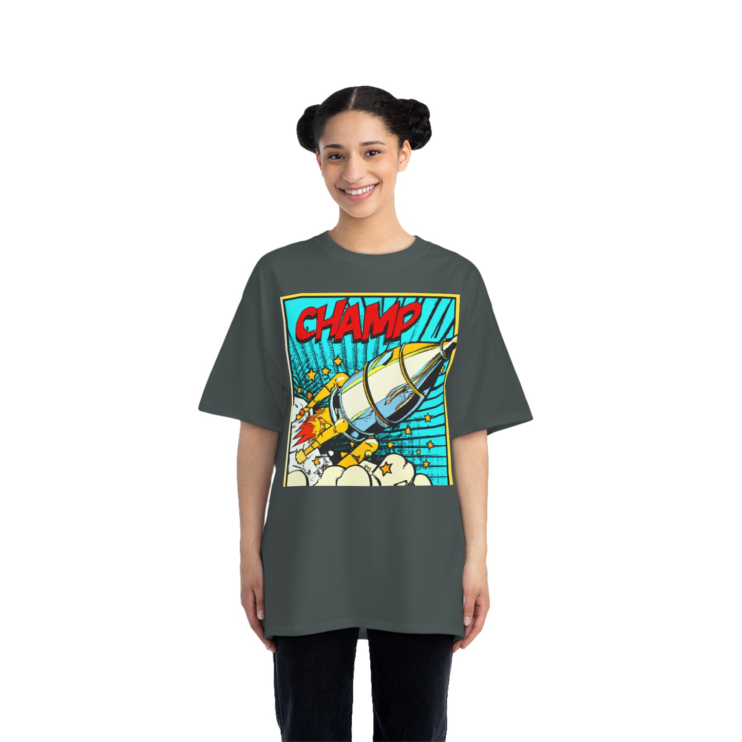 Spaceship Champ 4 - AI Art - Beefy-T®  Short-Sleeve T-Shirt