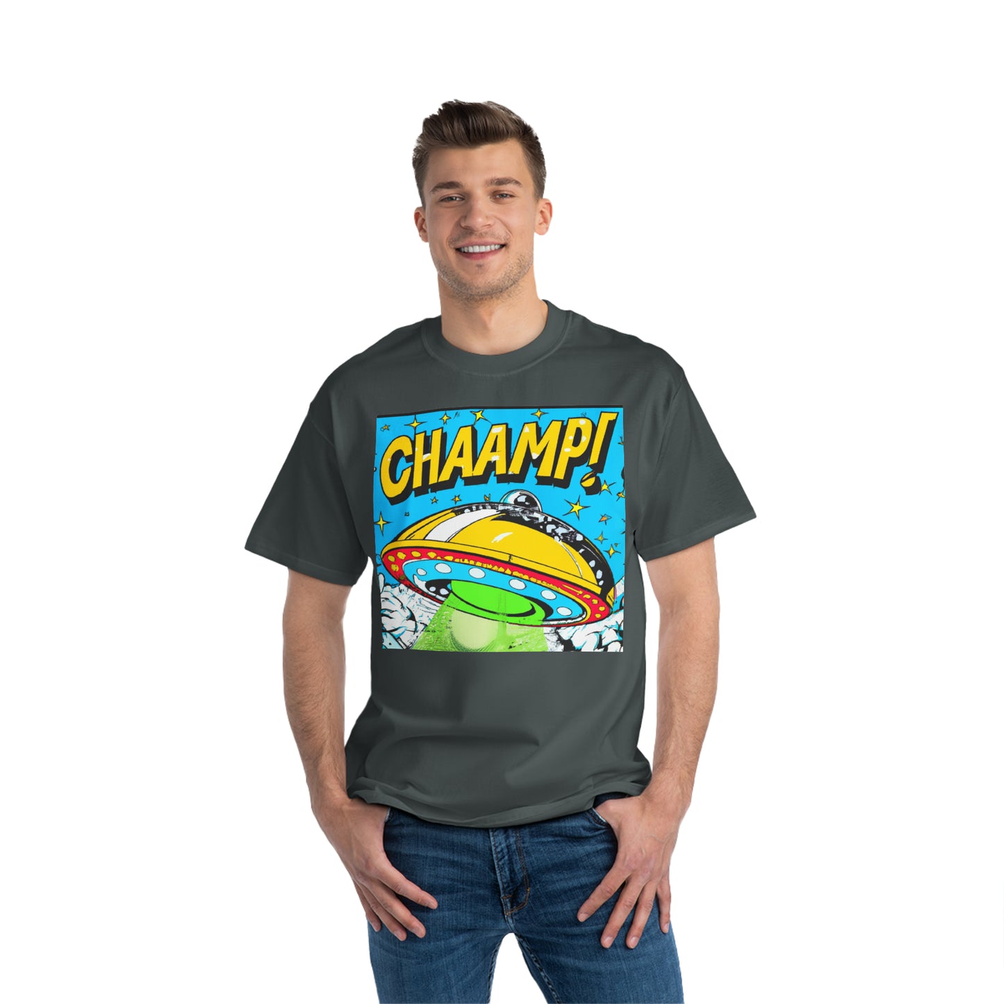 UFO CHAAMP! 11 - AI Art - Beefy-T® T-Shirt - (S - 6XL Sizes, Multiple Colors)