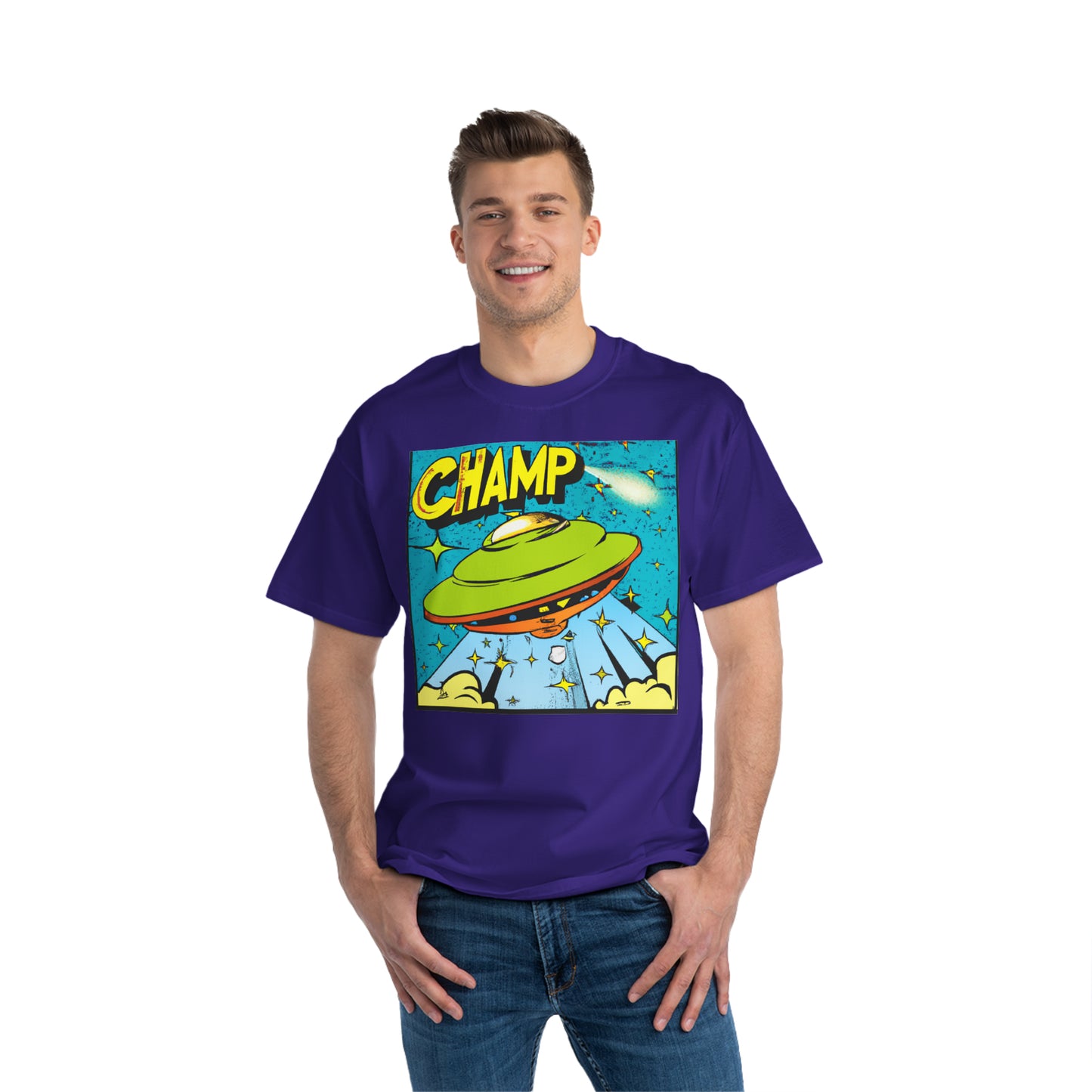 UFO CHAMP 12 - AI Art - Beefy-T® T-Shirt (S - 6XL Sizes, Multiple Colors)