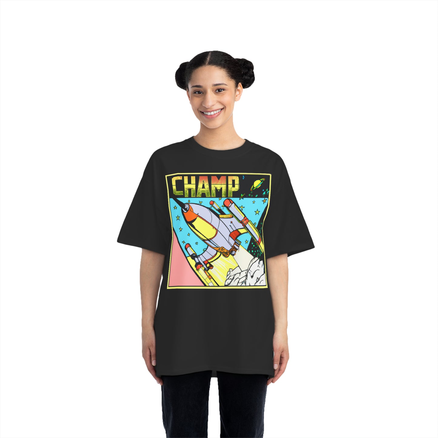 Spaceship Champ 1- AI Art - Beefy-T®  Short-Sleeve T-Shirt