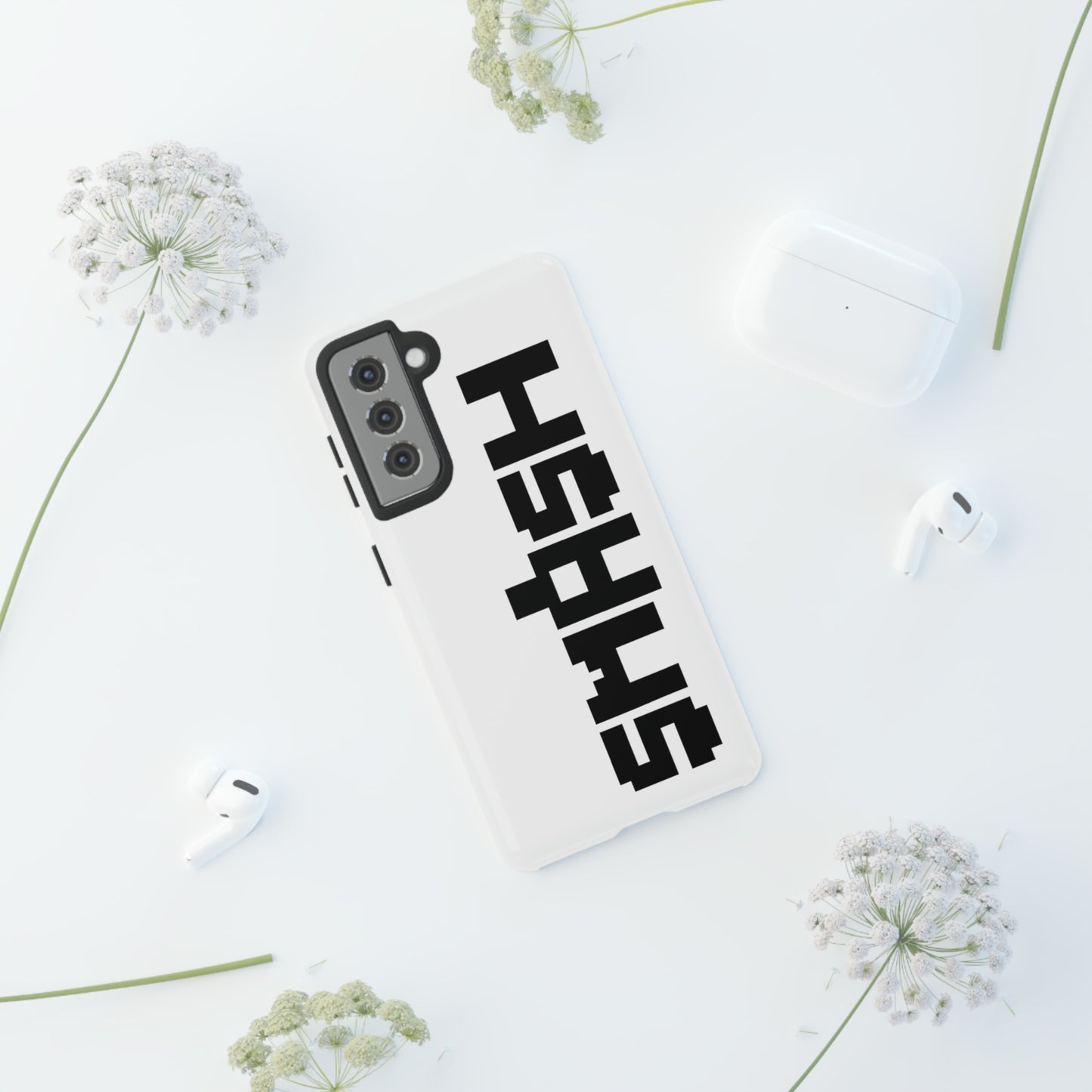 SMASH 8-Bit Logo Samsung Galaxy Phone Tough Cases (Versions S10-S21 Ultra, Plus, FE, E Available)