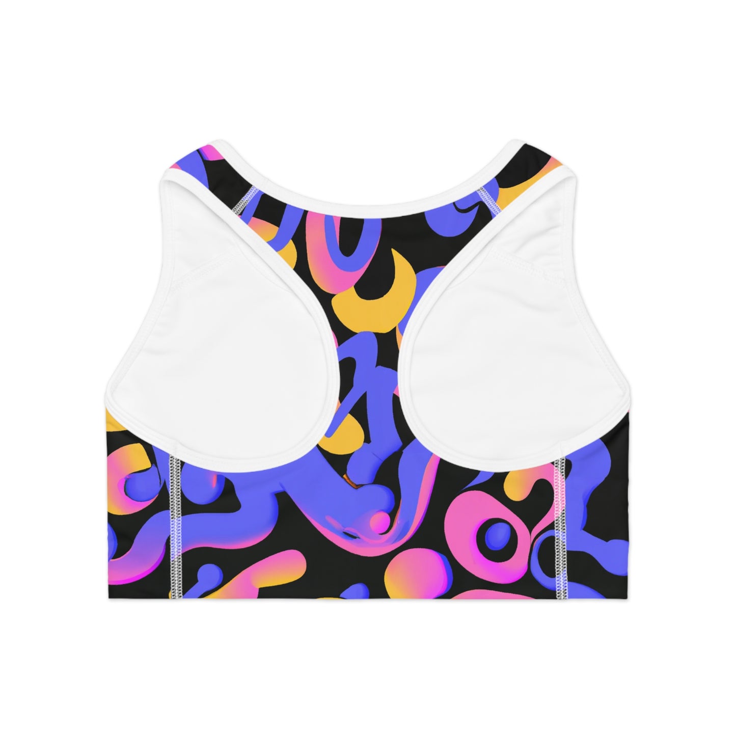 Psychedelic Octopus 1 - AI Art - Sports Bra (AOP)