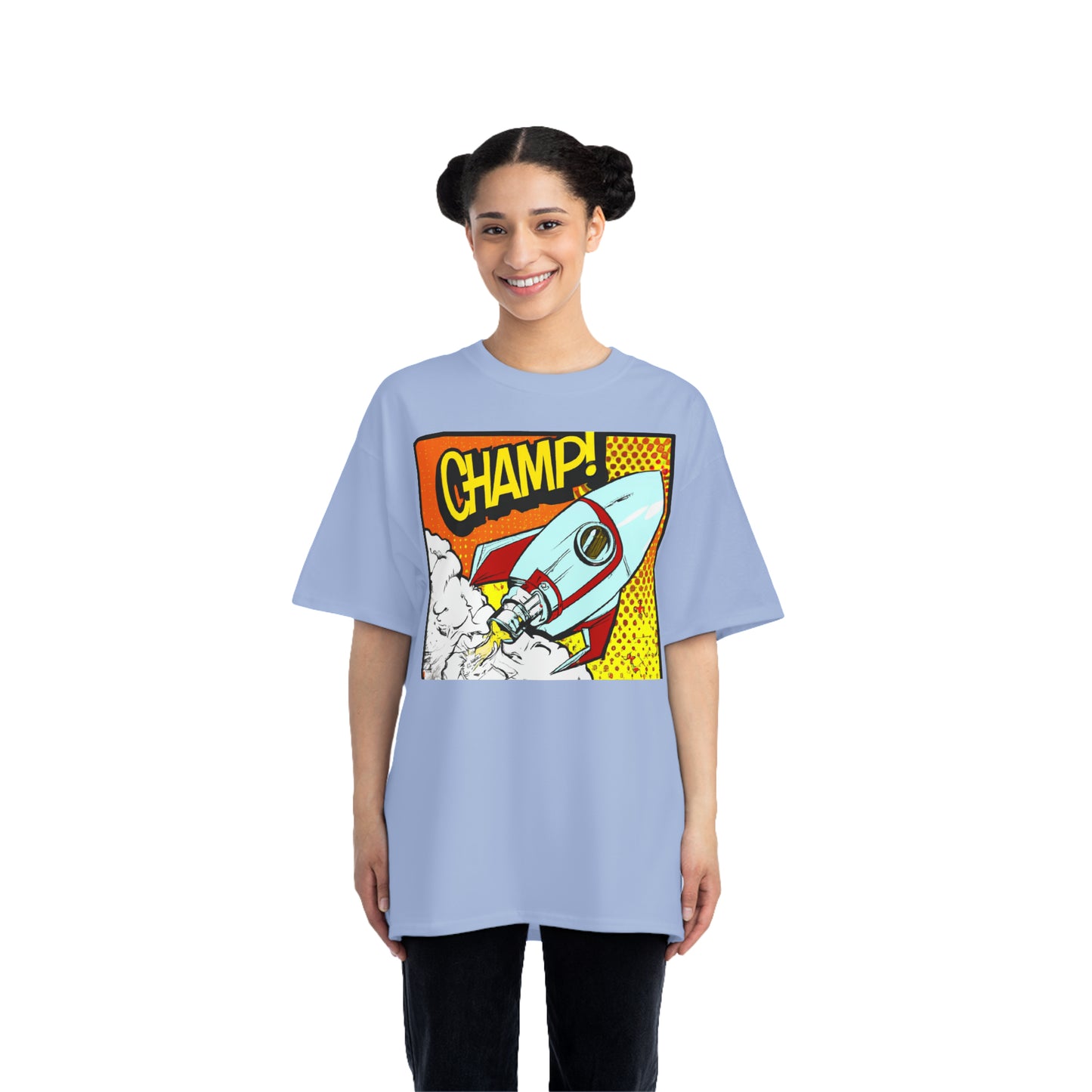 Spaceship Champ 2 - AI Art - Beefy-T®  Short-Sleeve T-Shirt