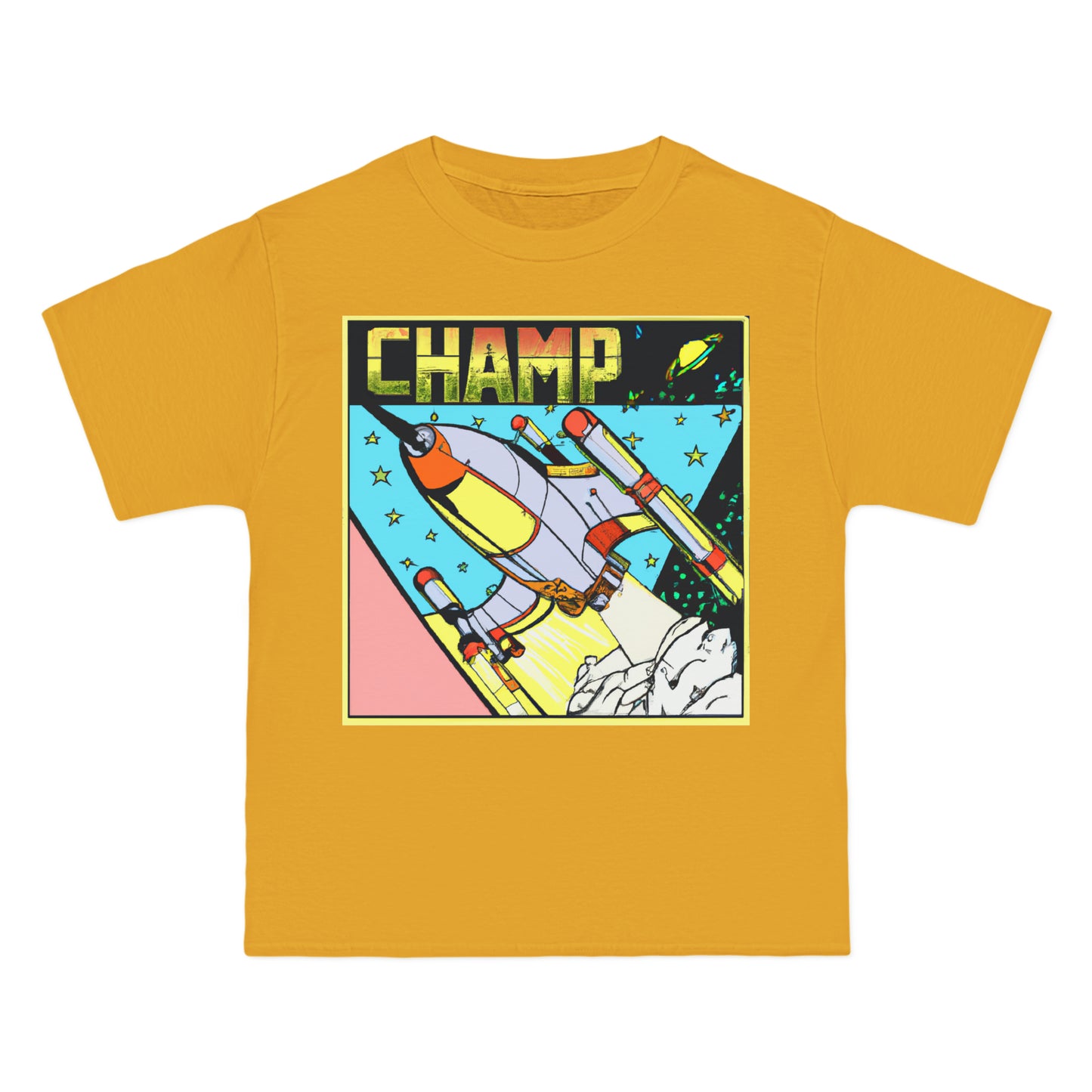 Spaceship Champ 1- AI Art - Beefy-T®  Short-Sleeve T-Shirt