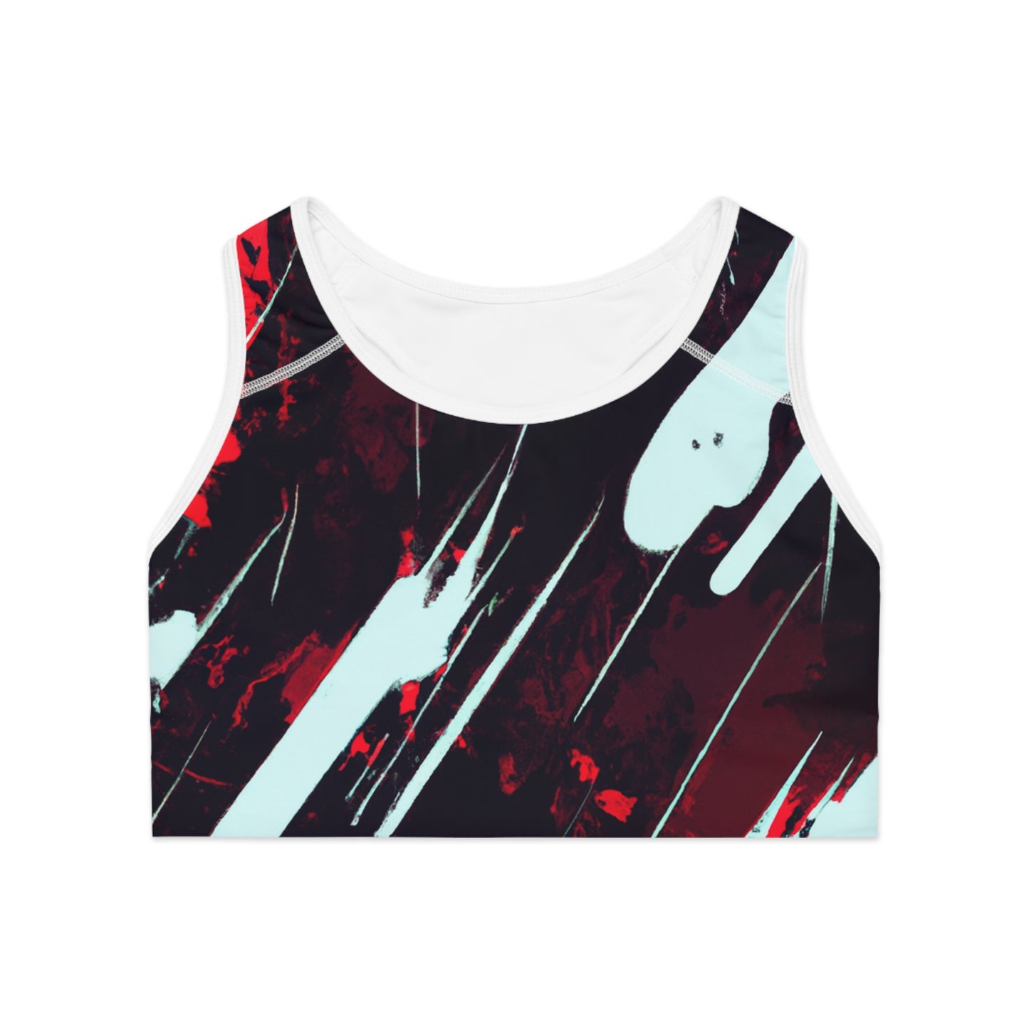 Paint On Rust - AI Art - Sports Bra (AOP)