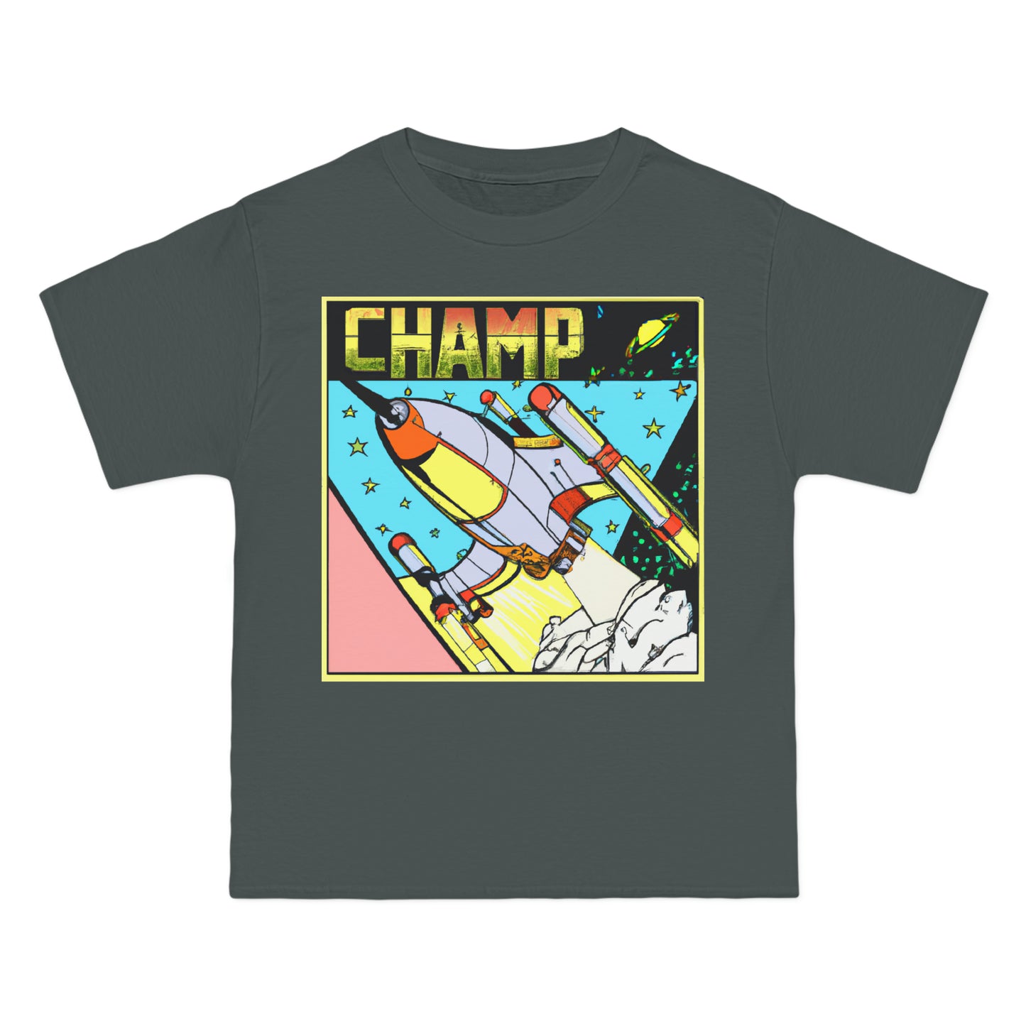 Spaceship Champ 1- AI Art - Beefy-T®  Short-Sleeve T-Shirt