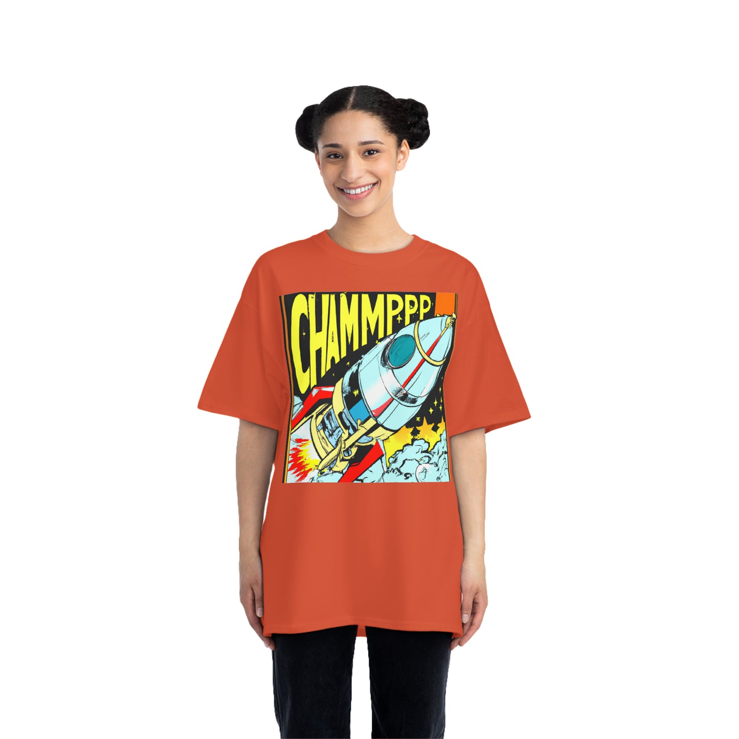 Spaceship 5 CHAMMPPP - AI Art - Beefy-T®  Short-Sleeve T-Shirt