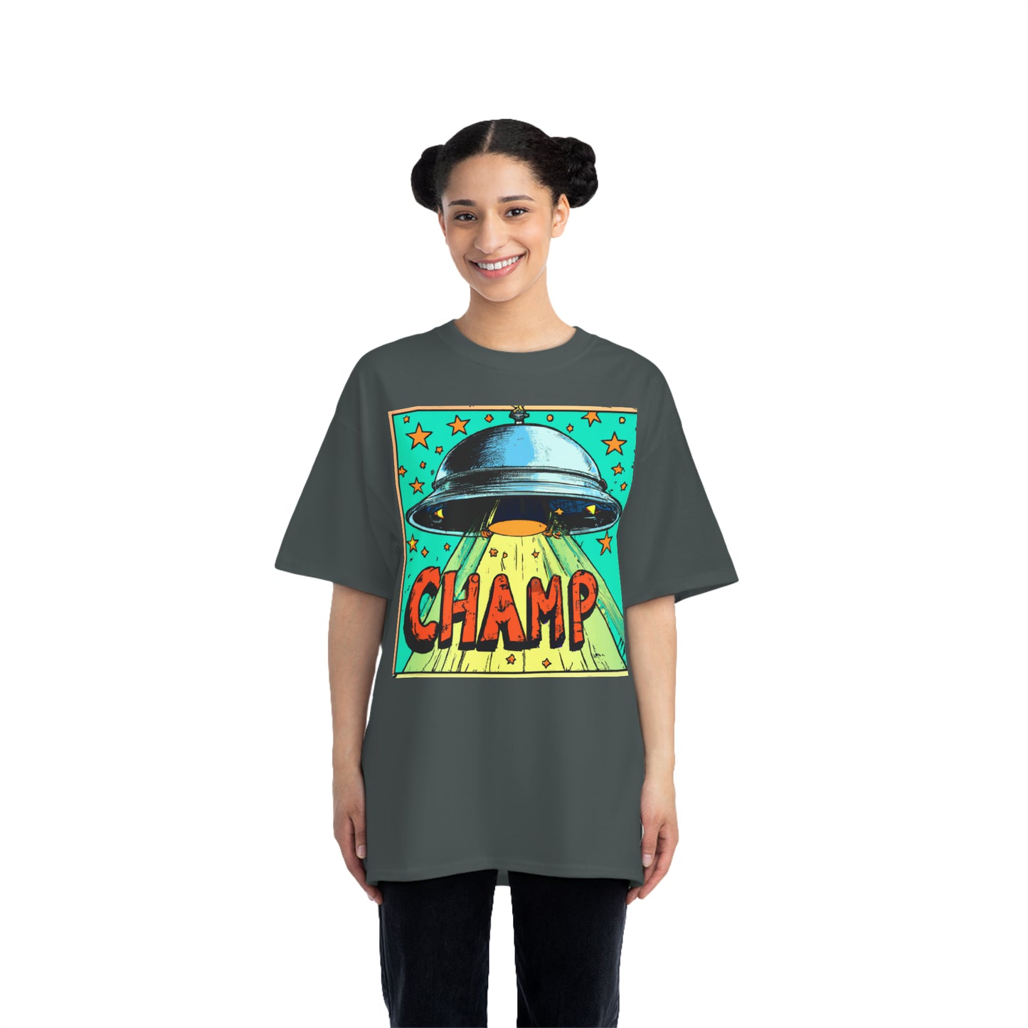 UFO Champ 1 - AI Art - Beefy-T®  Short-Sleeve T-Shirt