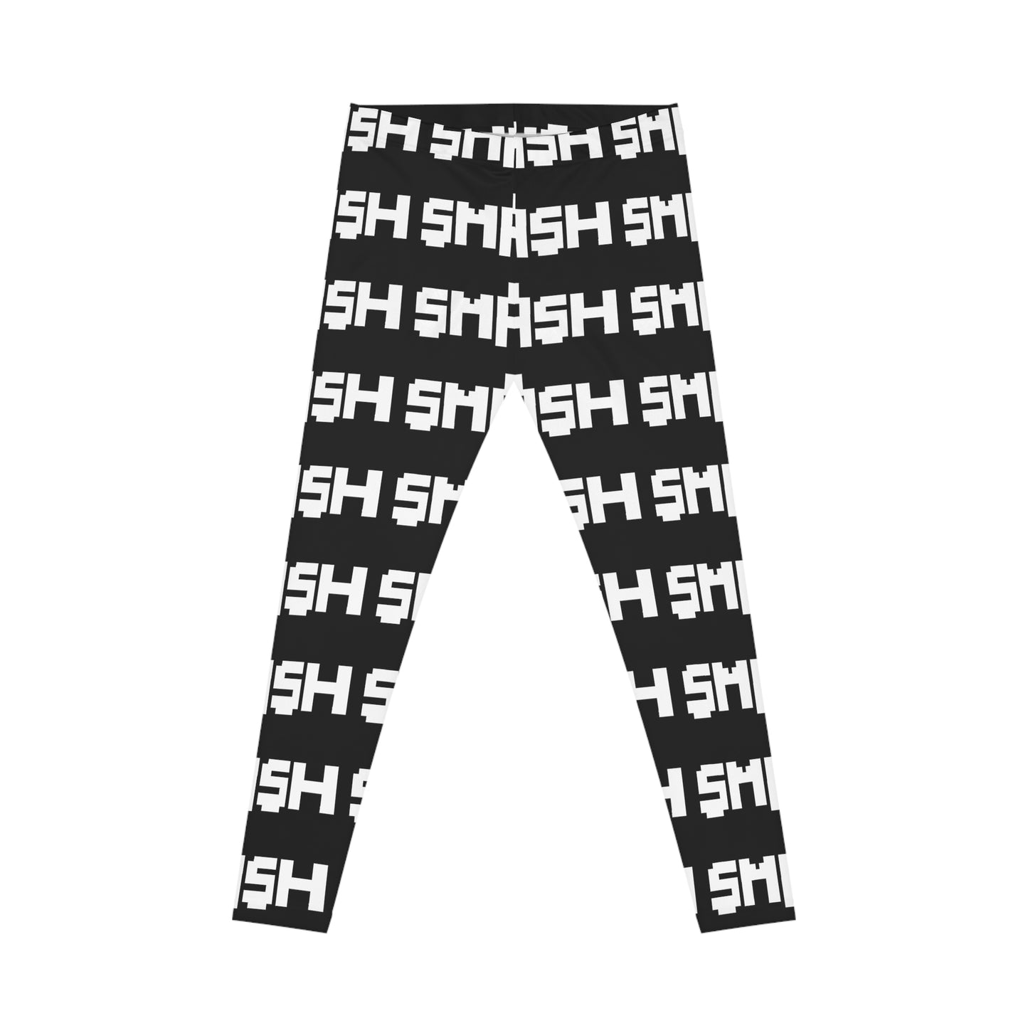 SMASH 8-bit Logos 3 -  AI Art - Women's Casual Leggings