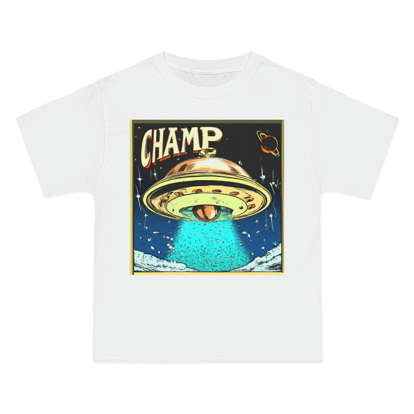 UFO CHAMP 4 - AI Art - Beefy-T® T-Shirt - (S - 6XL Sizes, Multiple Shirt Colors)