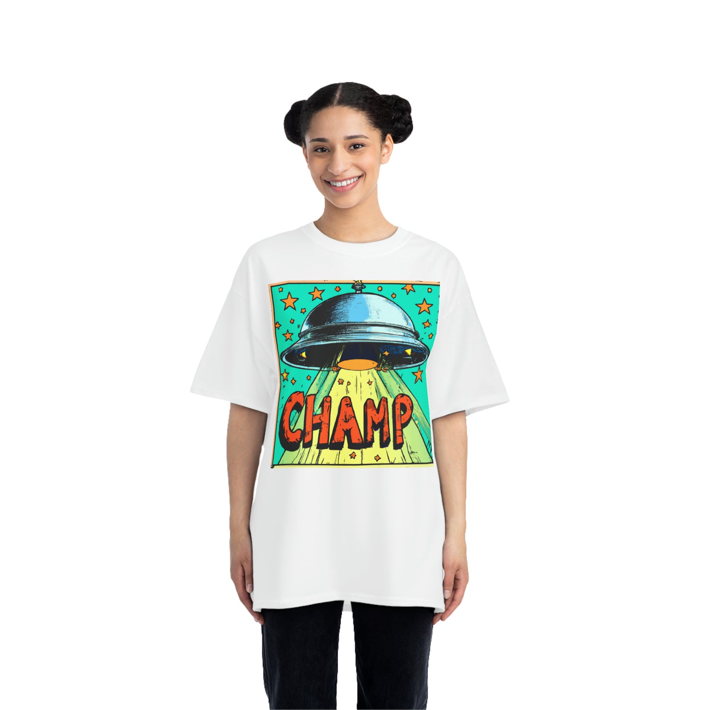 UFO Champ 1 - AI Art - Beefy-T®  Short-Sleeve T-Shirt