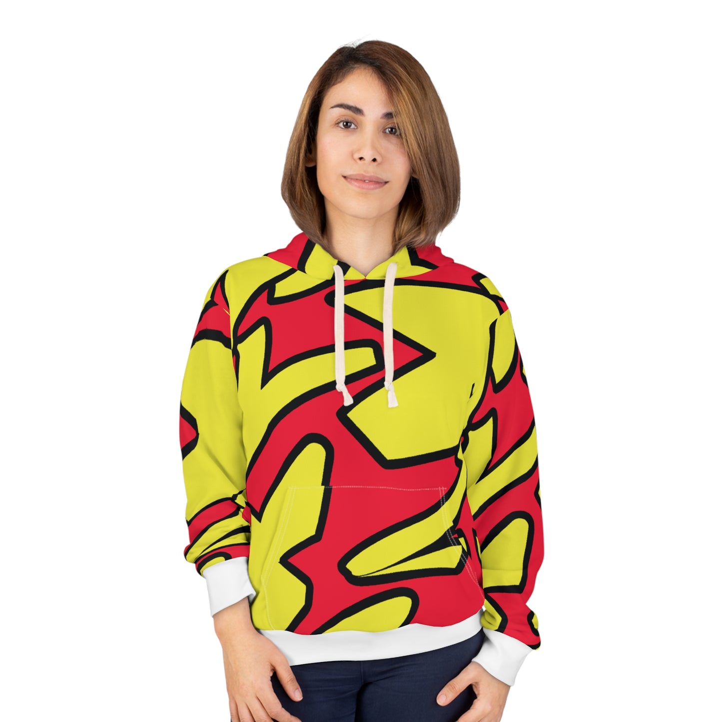 Mustard & Ketchup - AI Art - Unisex Pullover Hoodie (AOP)