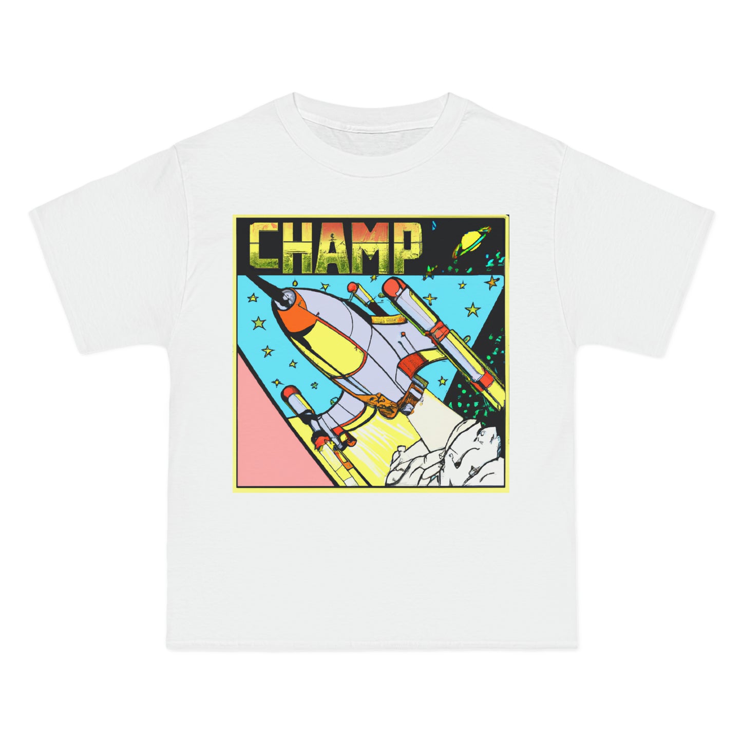 Spaceship Champ 1- AI Art - Beefy-T®  Short-Sleeve T-Shirt