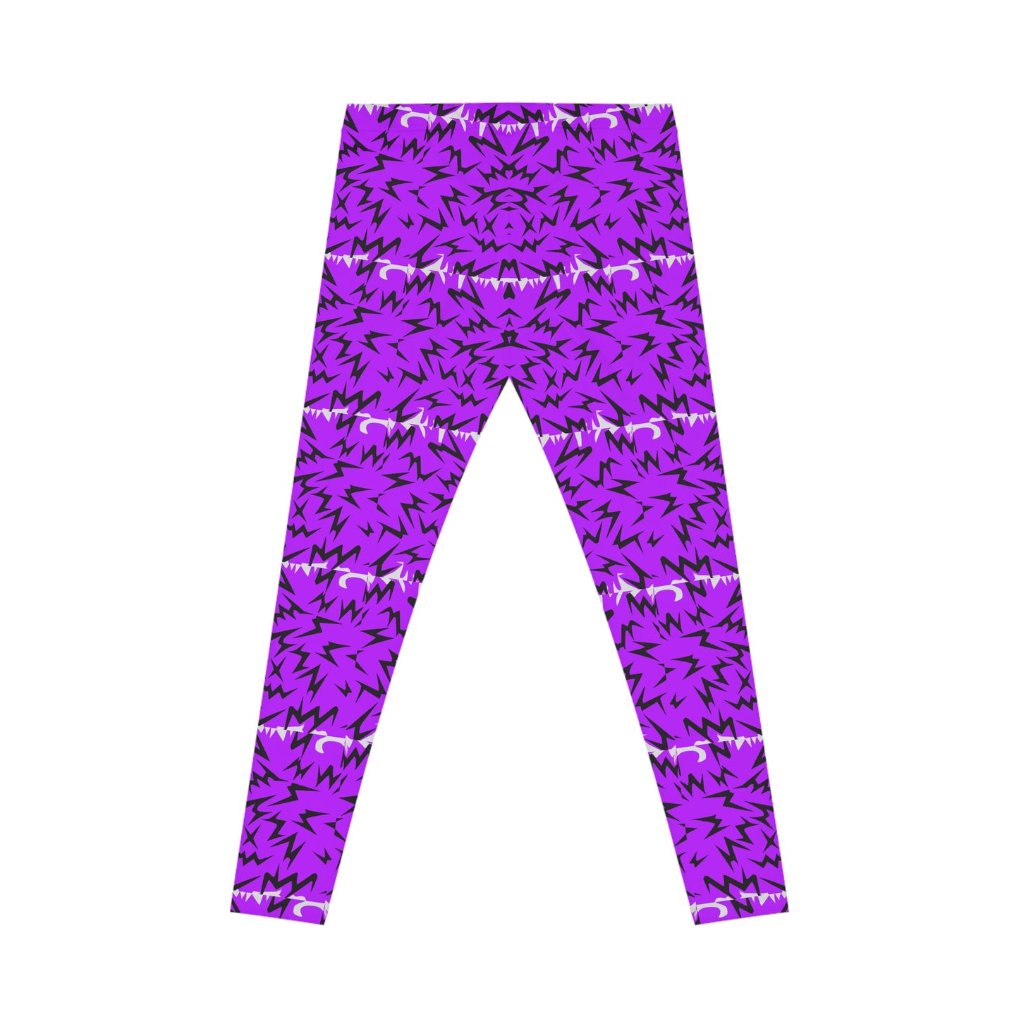 Bat Colony (Purple) - AI Art - Women's Casual Leggings (AOP)