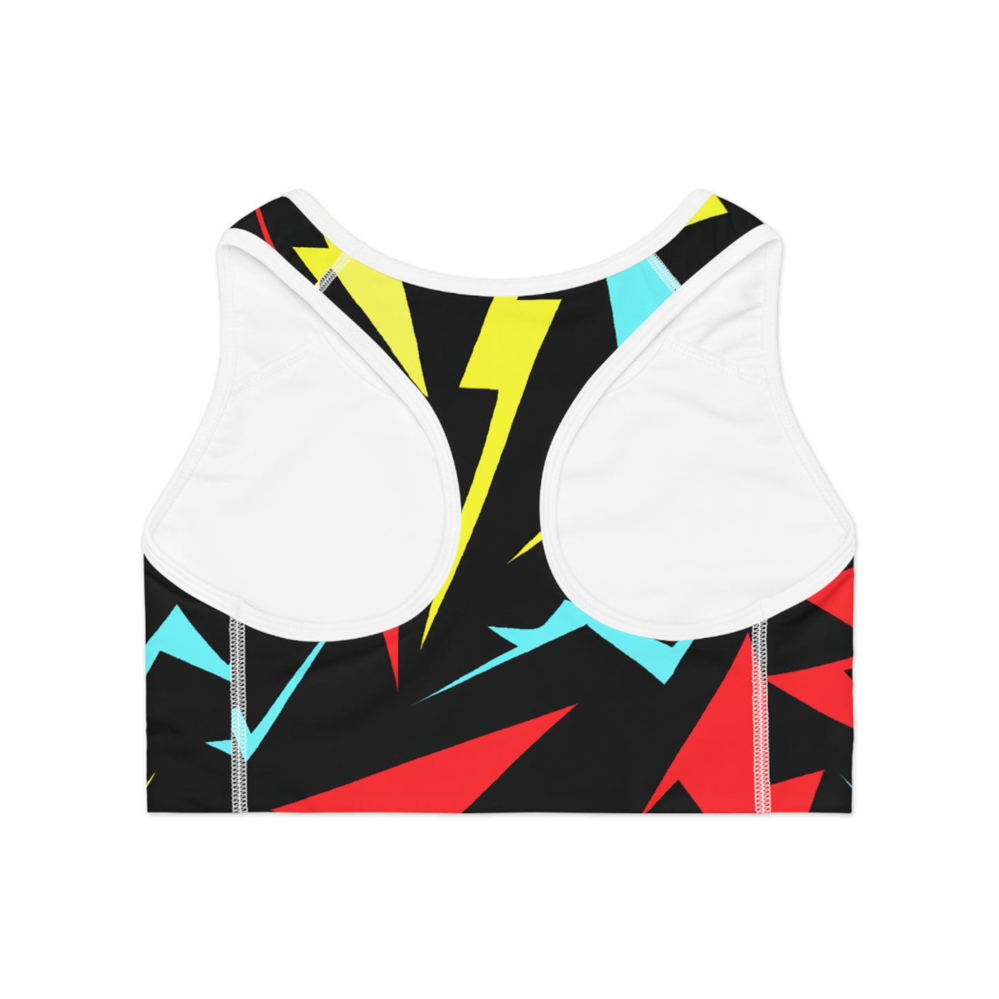 Cartoon Thunderbolts - AI Art - Sports Bra (AOP)