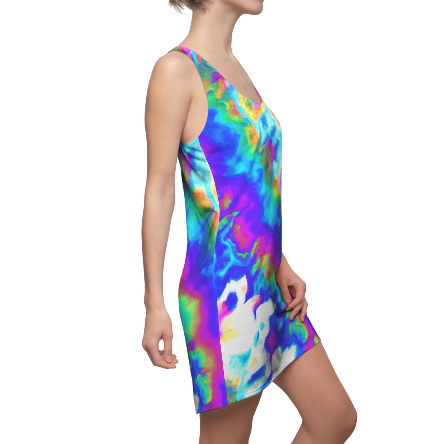 Oil & Water - AI Art -  Racerback Dress