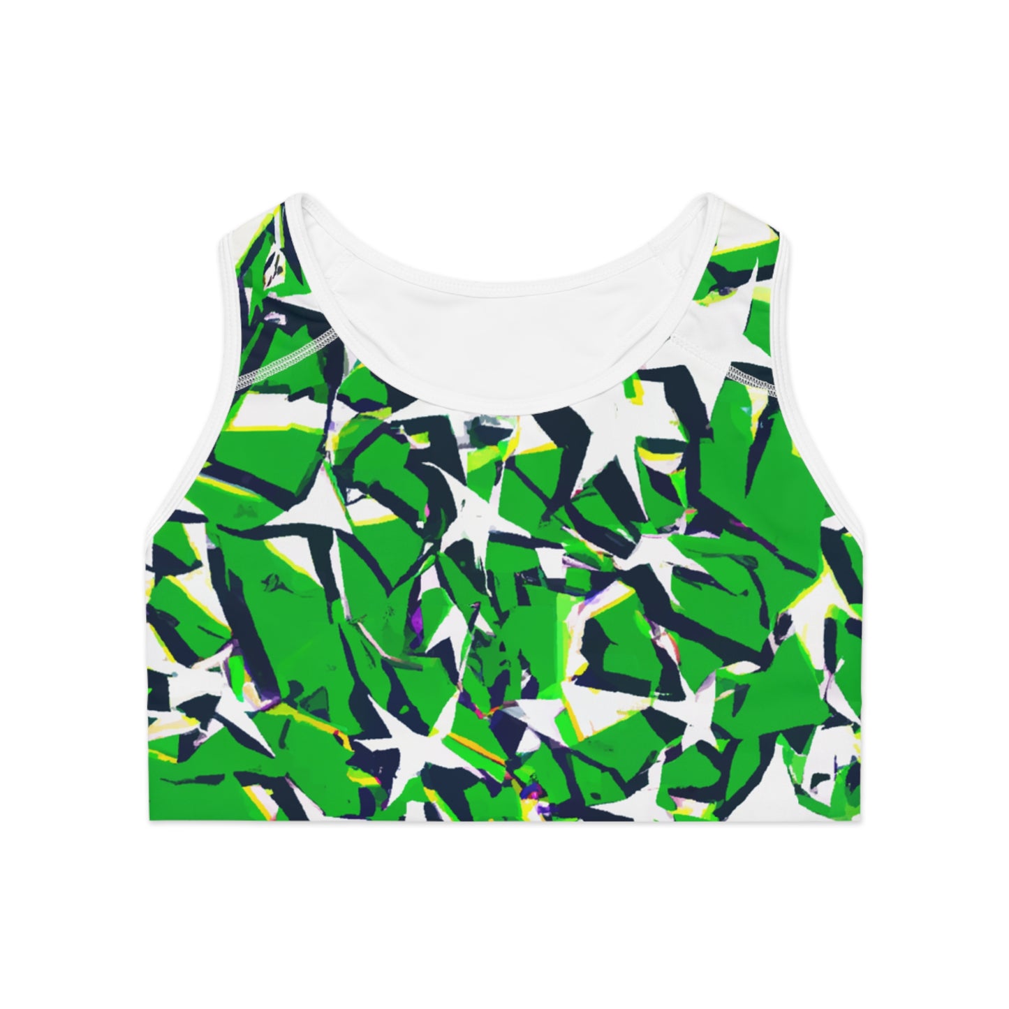 Mint Candy Anime - AI Art - Sports Bra (AOP)