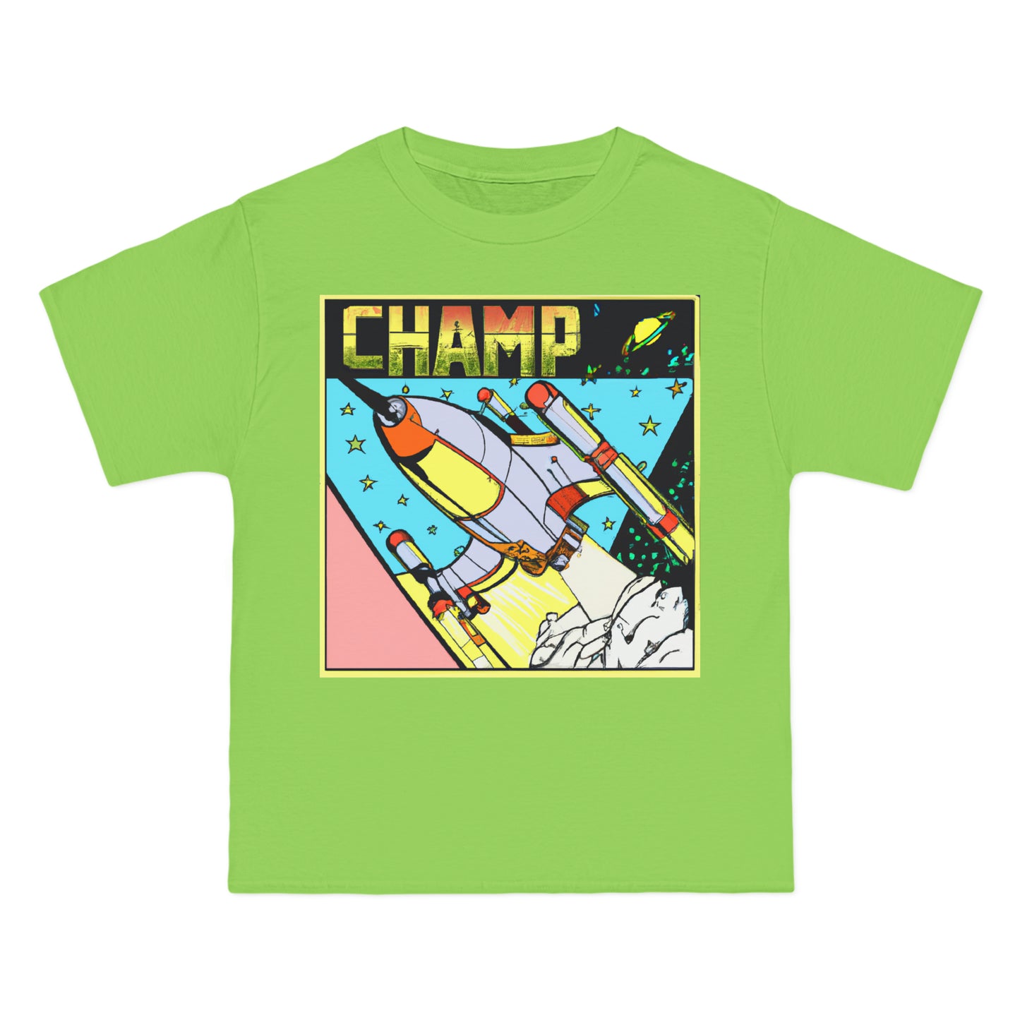 Spaceship Champ 1- AI Art - Beefy-T®  Short-Sleeve T-Shirt