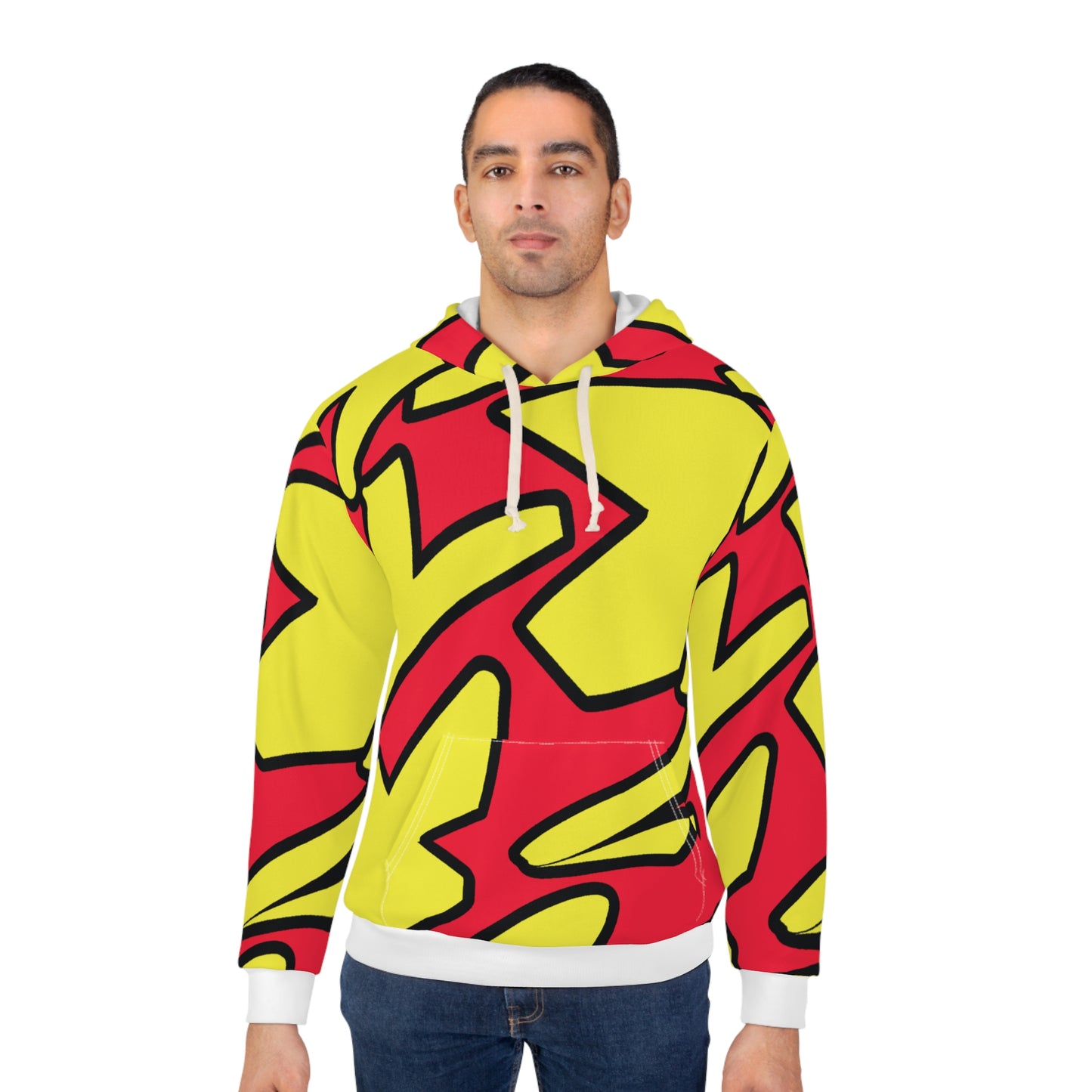 Mustard & Ketchup - AI Art - Unisex Pullover Hoodie (AOP)