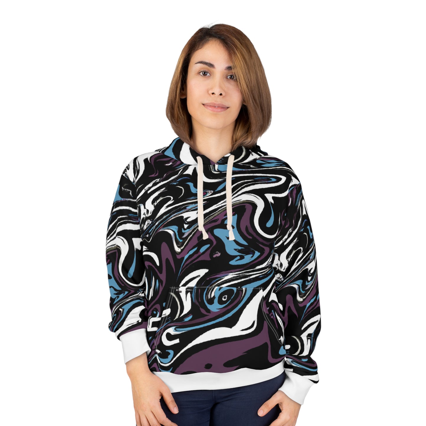 Storm Brew - AI Art - Unisex Pullover Hoodie (AOP)