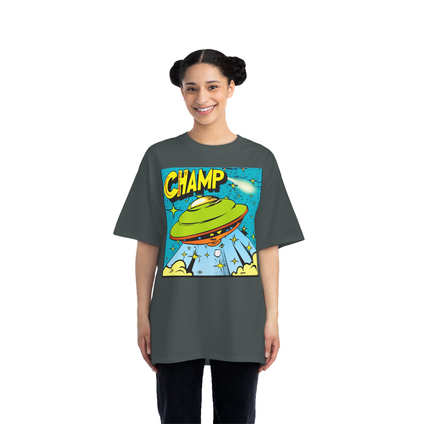 UFO CHAMP 12 - AI Art - Beefy-T® T-Shirt (S - 6XL Sizes, Multiple Colors)