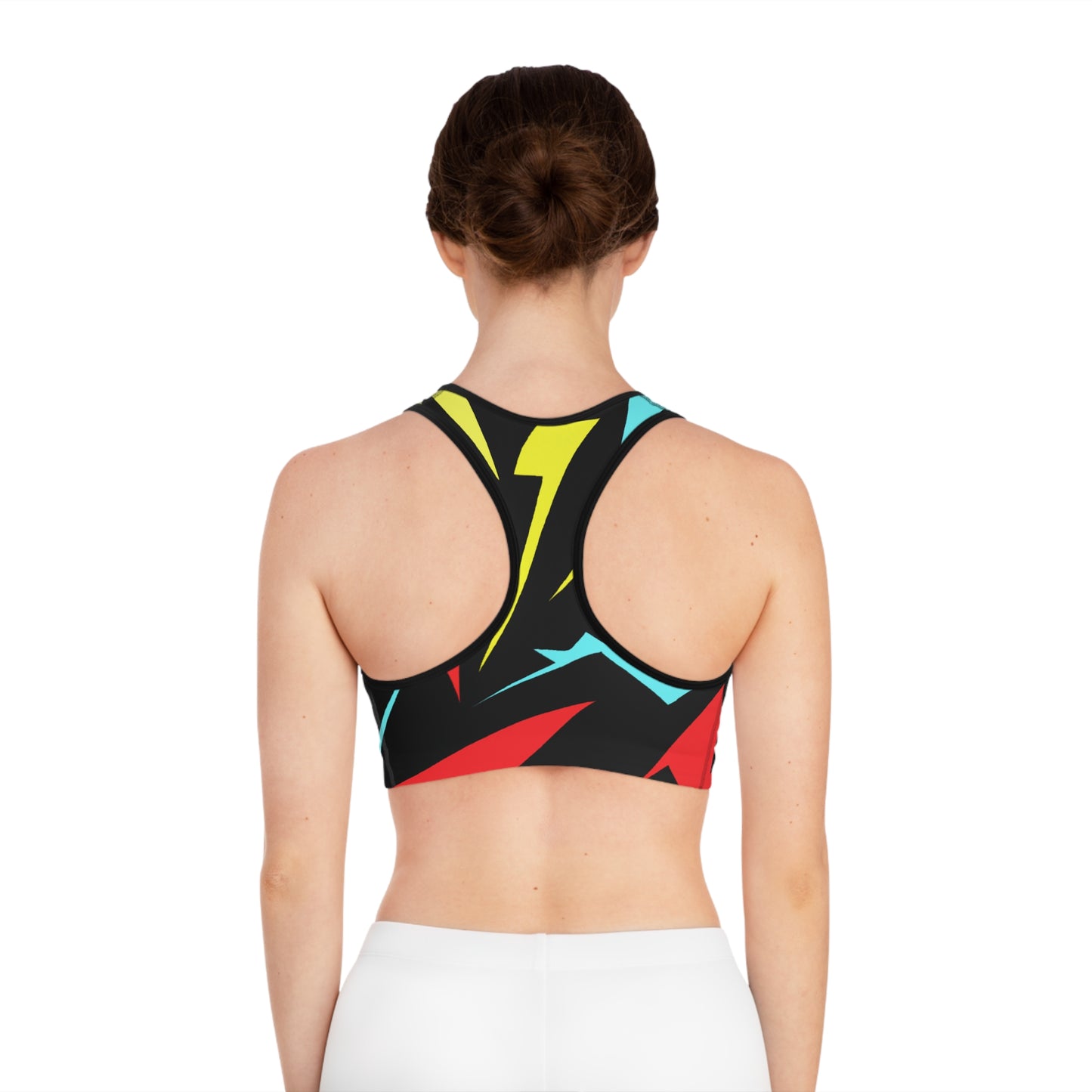 Cartoon Thunderbolts - AI Art - Sports Bra (AOP)