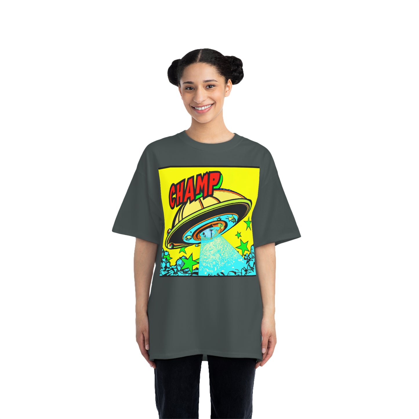 UFO CHAMP 7 - AI Art - Beefy-T® T-Shirt - (S - 6XL Sizes, Multiple Colors)