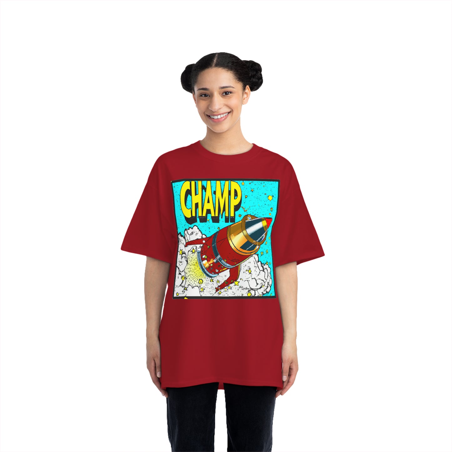 Spaceship Champ 3 - AI Art - Beefy-T®  Short-Sleeve T-Shirt