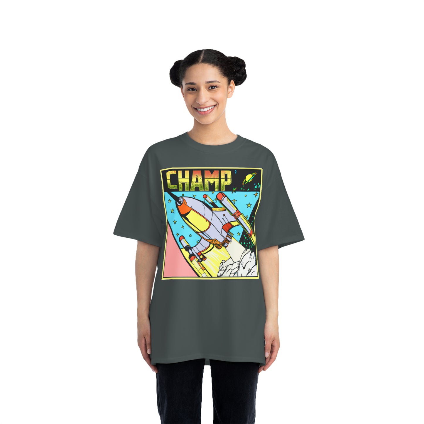 Spaceship Champ 1- AI Art - Beefy-T®  Short-Sleeve T-Shirt