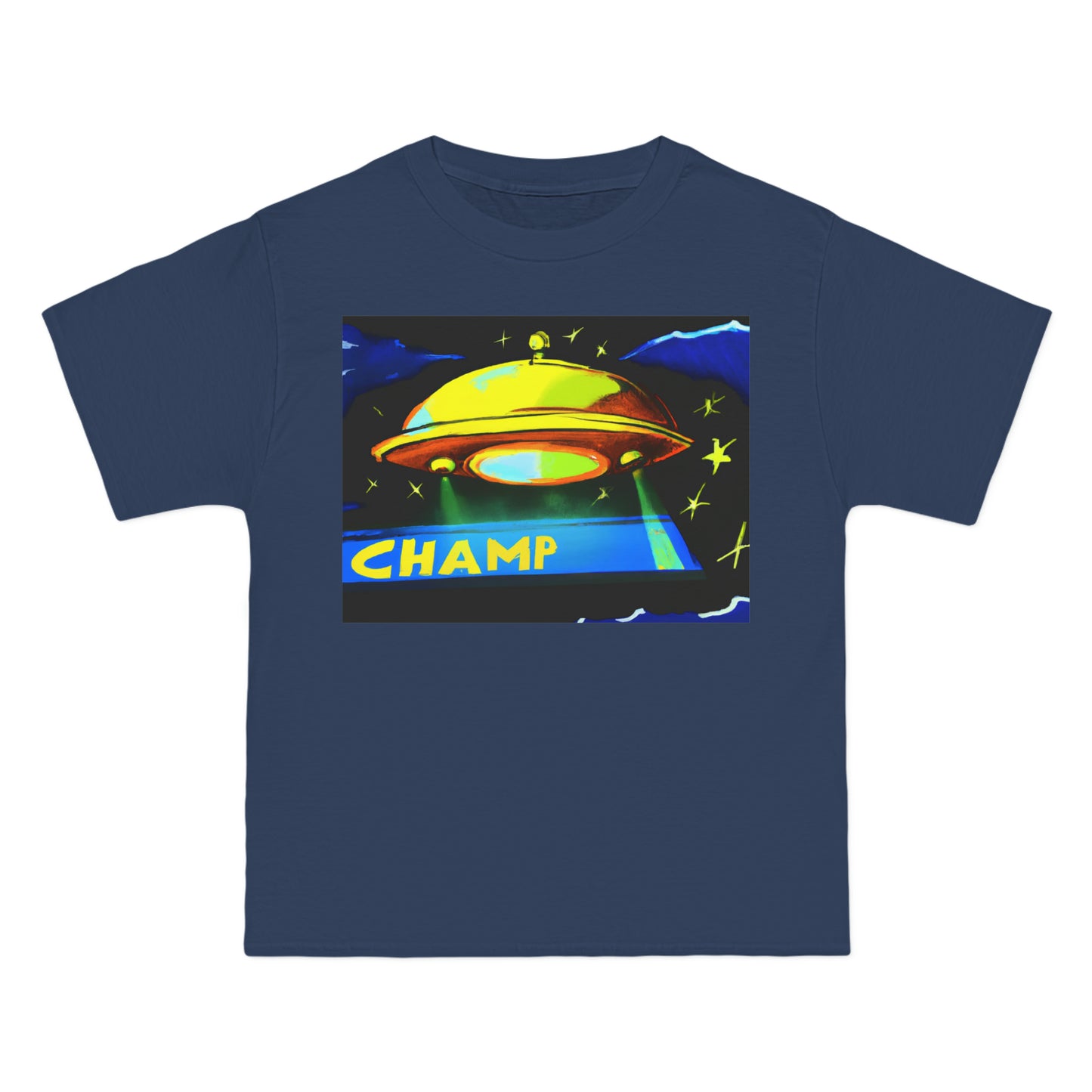 UFO CHAMP 6 - AI Art - Beefy-T® T-Shirt - (S - 6XL Sizes, Multiple Colors)