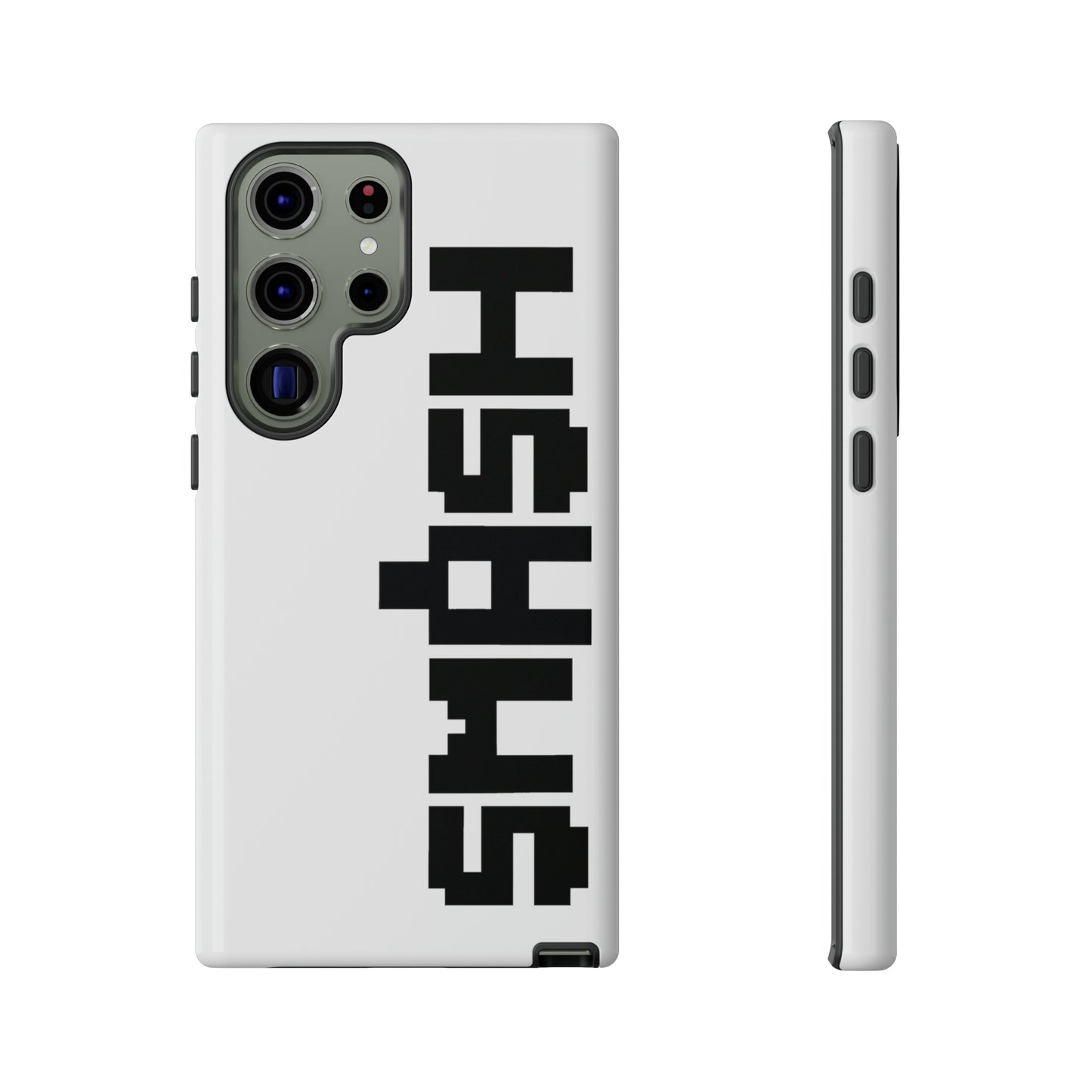 SMASH 8-Bit Logo Samsung Galaxy Phone Tough Cases (Versions S10-S21 Ultra, Plus, FE, E Available)