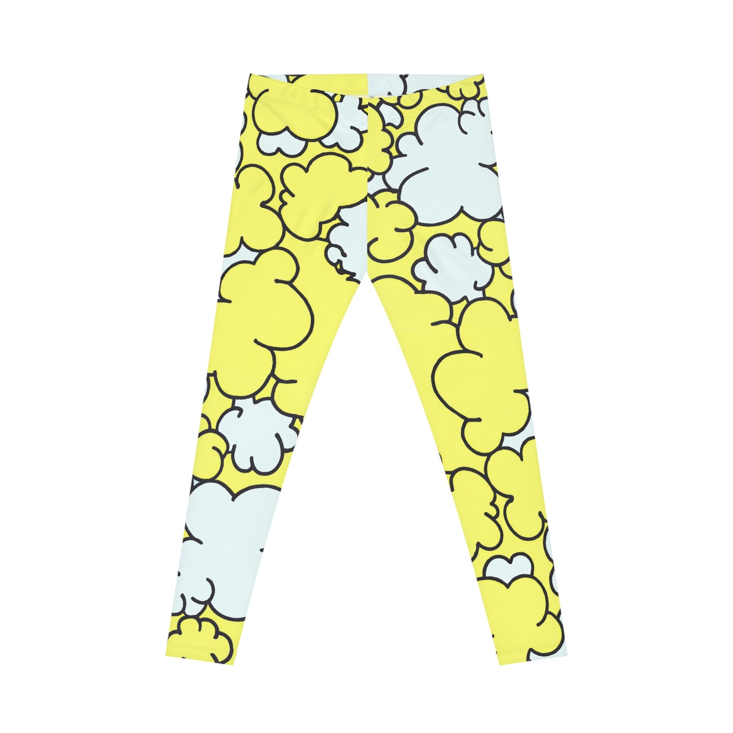 Buttered Popcorn - AI Art - Women's Casual Leggings (AOP)