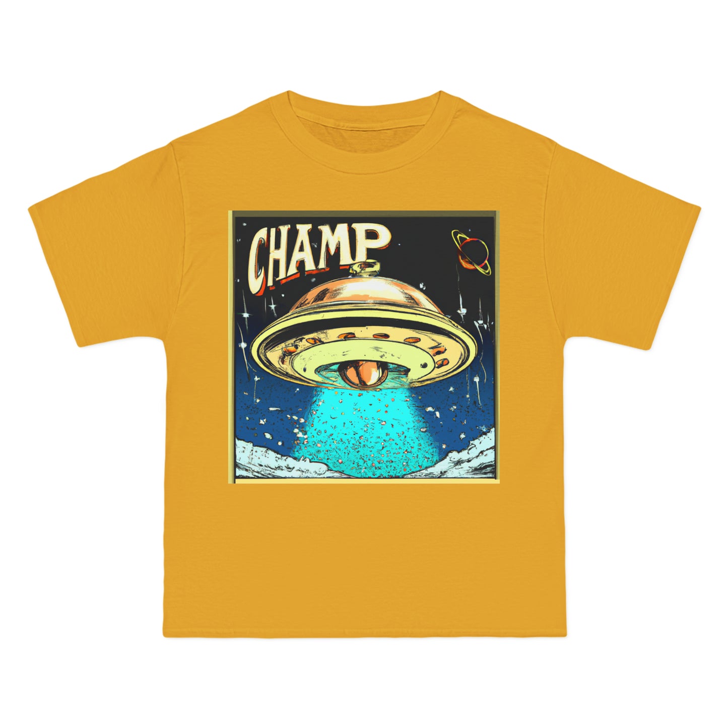 UFO CHAMP 4 - AI Art - Beefy-T® T-Shirt - (S - 6XL Sizes, Multiple Shirt Colors)