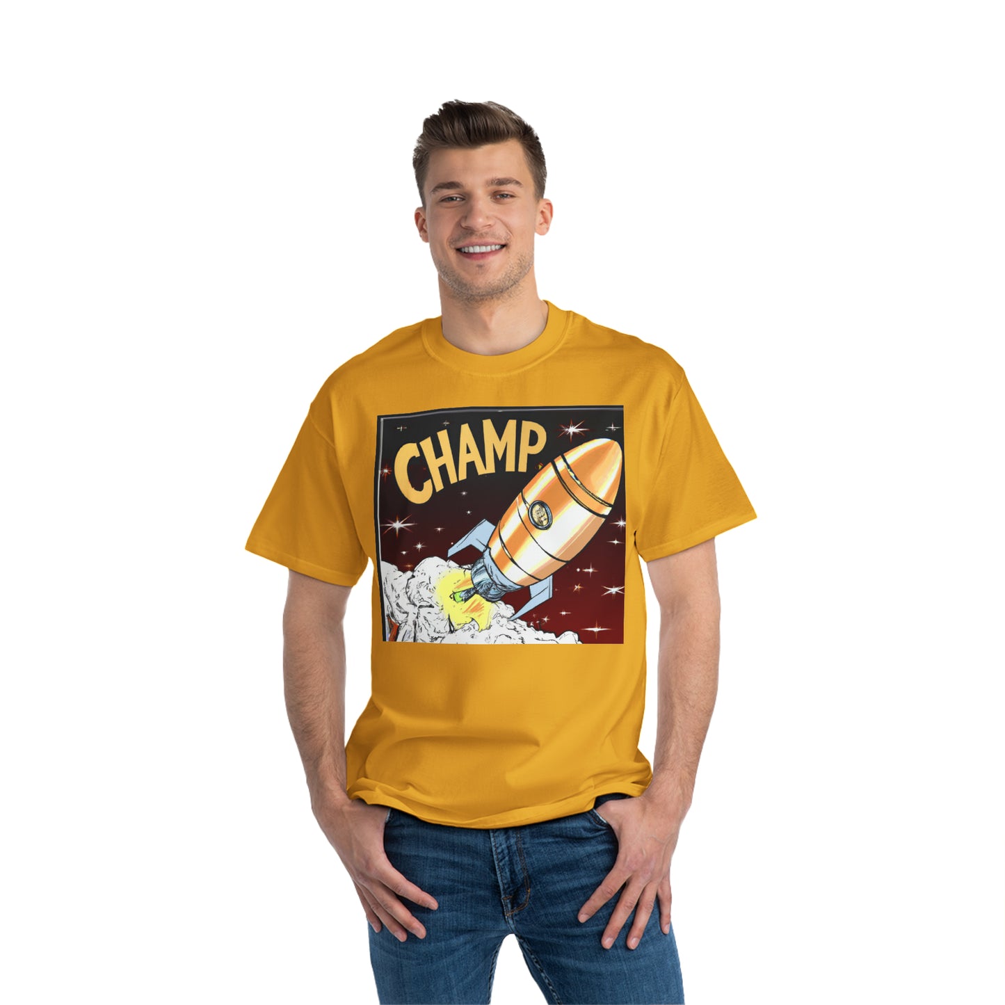 Spaceship Champ 8 - AI Art - Beefy-T®  Short-Sleeve T-Shirt