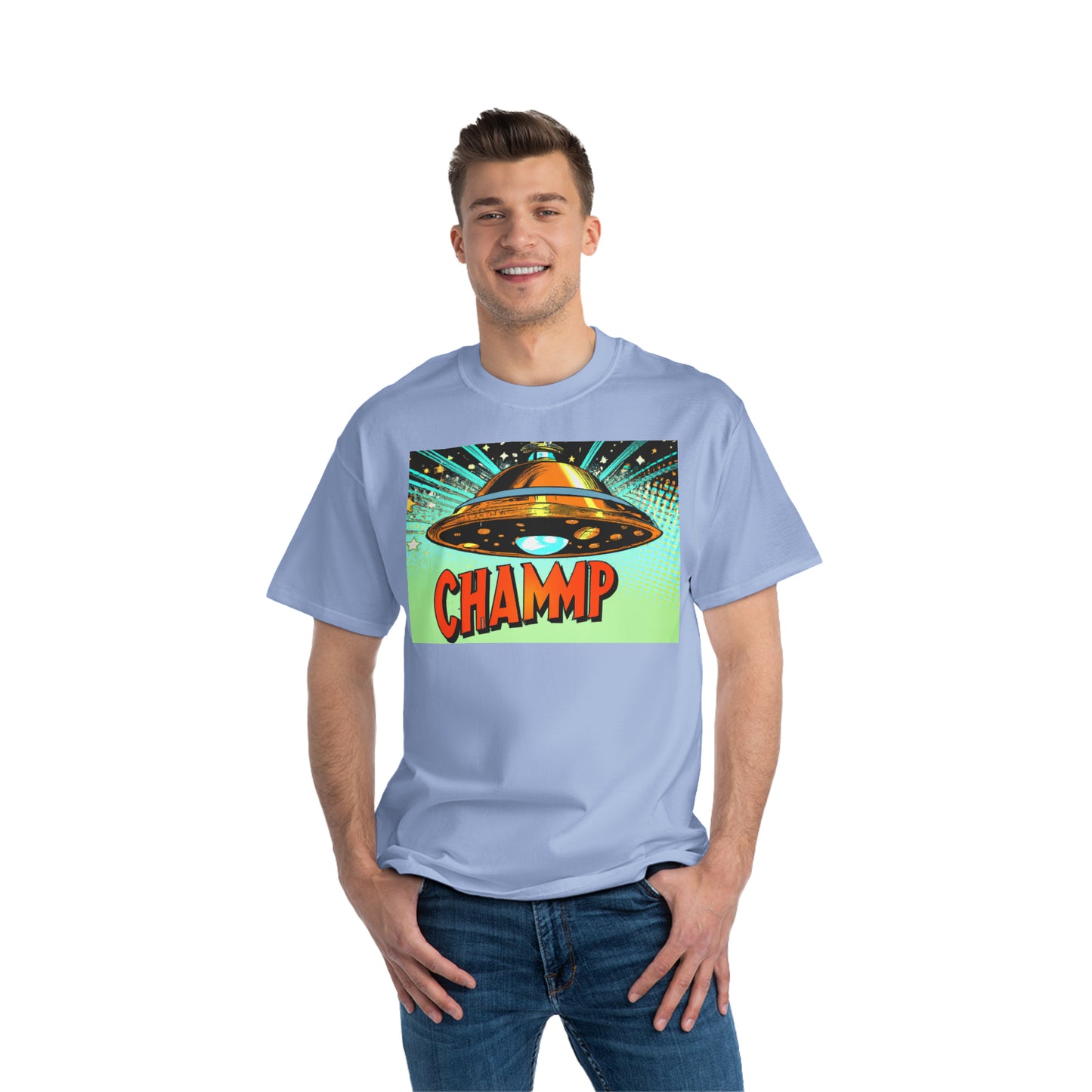 UFO CHAMMP 3 - AI Art - Beefy-T®  Short-Sleeve T-Shirt