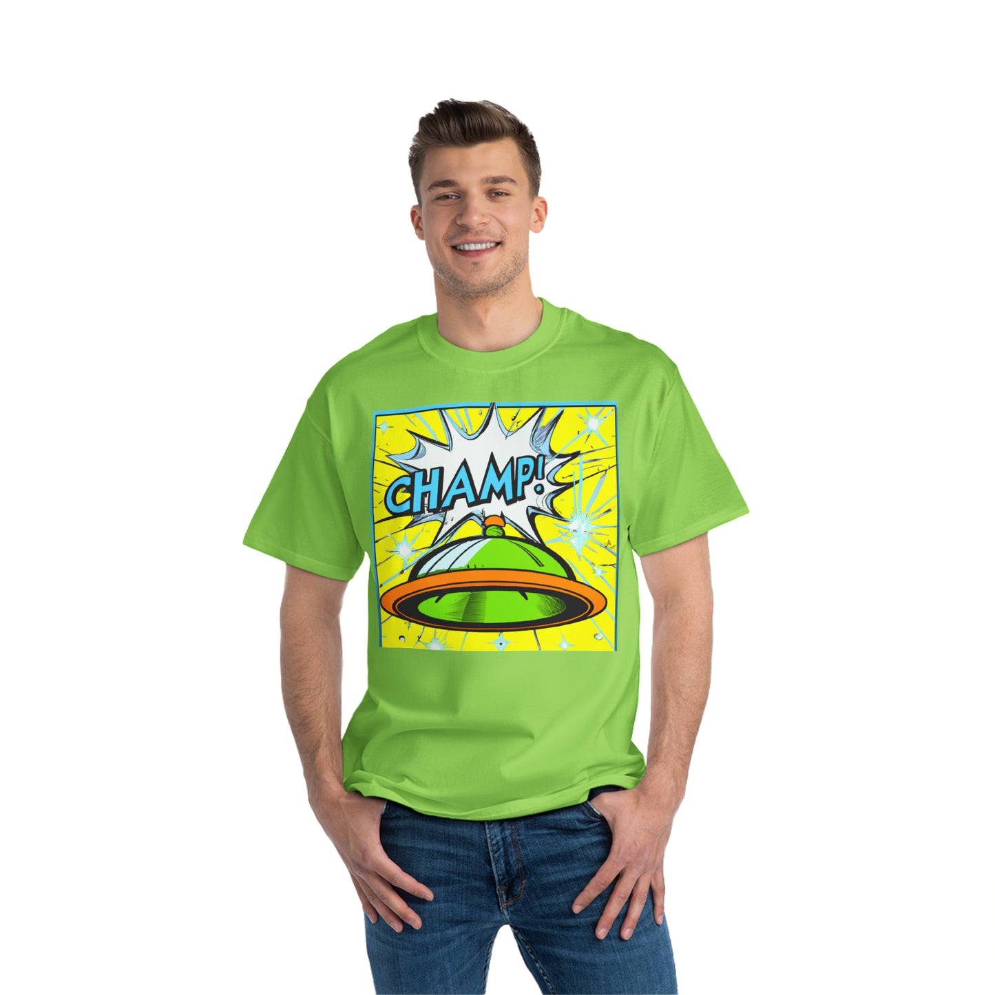 UFO CHAMP! - AI Art - Beefy-T® T-Shirt - (S - 6XL Sizes, Multiple Colors)