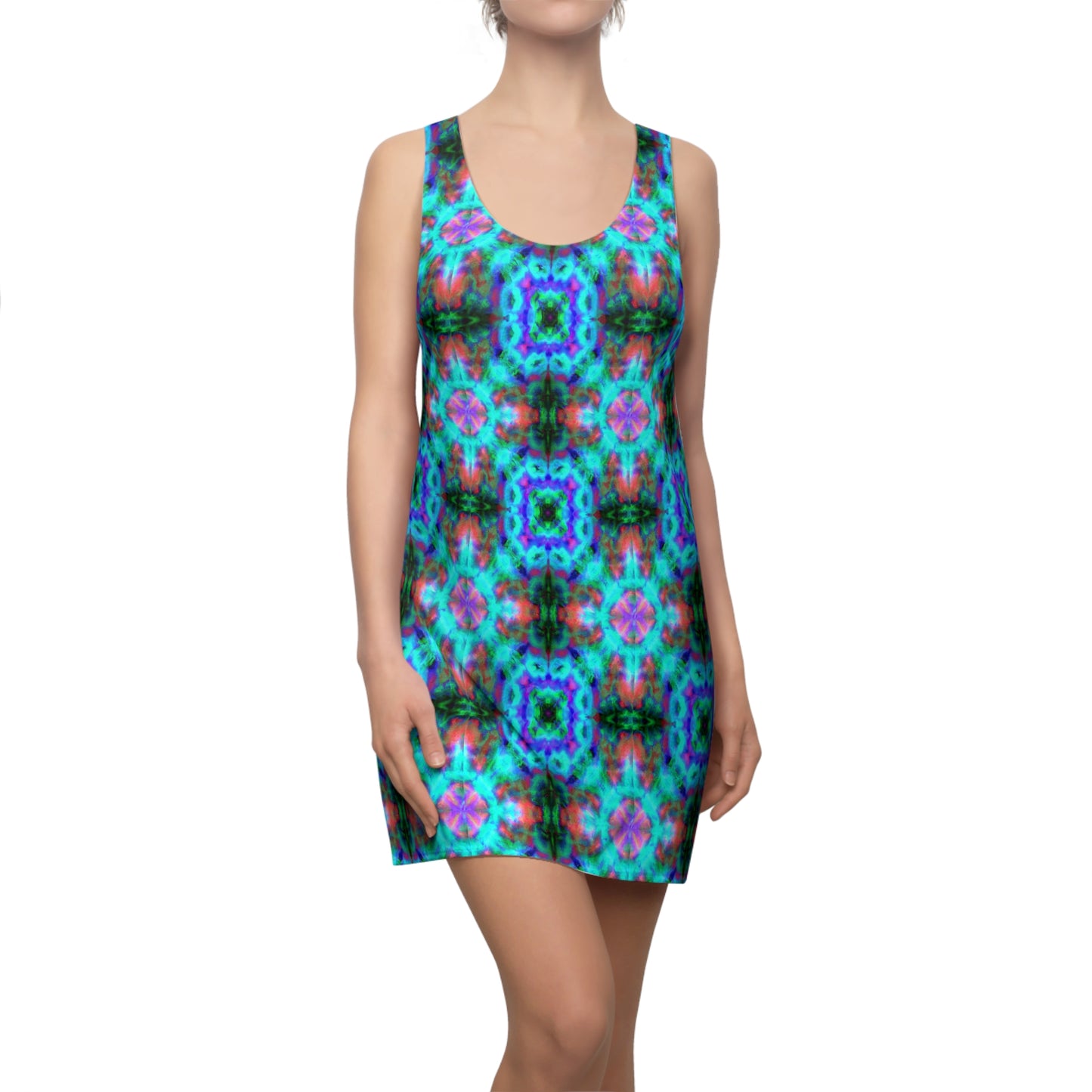 Kaleidescope 4 - AI Art - Racerback Dress