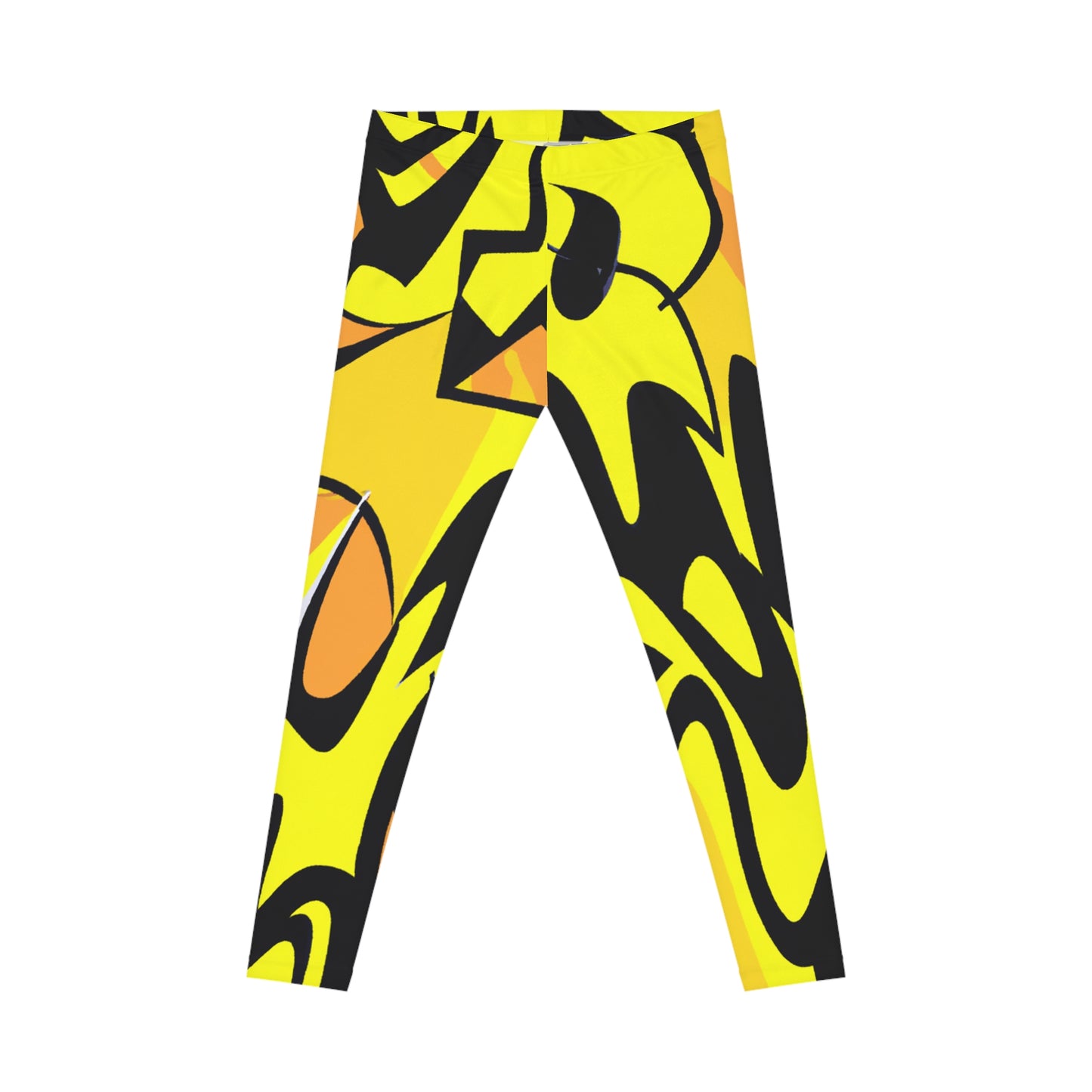 Tiger Swirl - AI Art - Women's Casual Leggings (AOP)