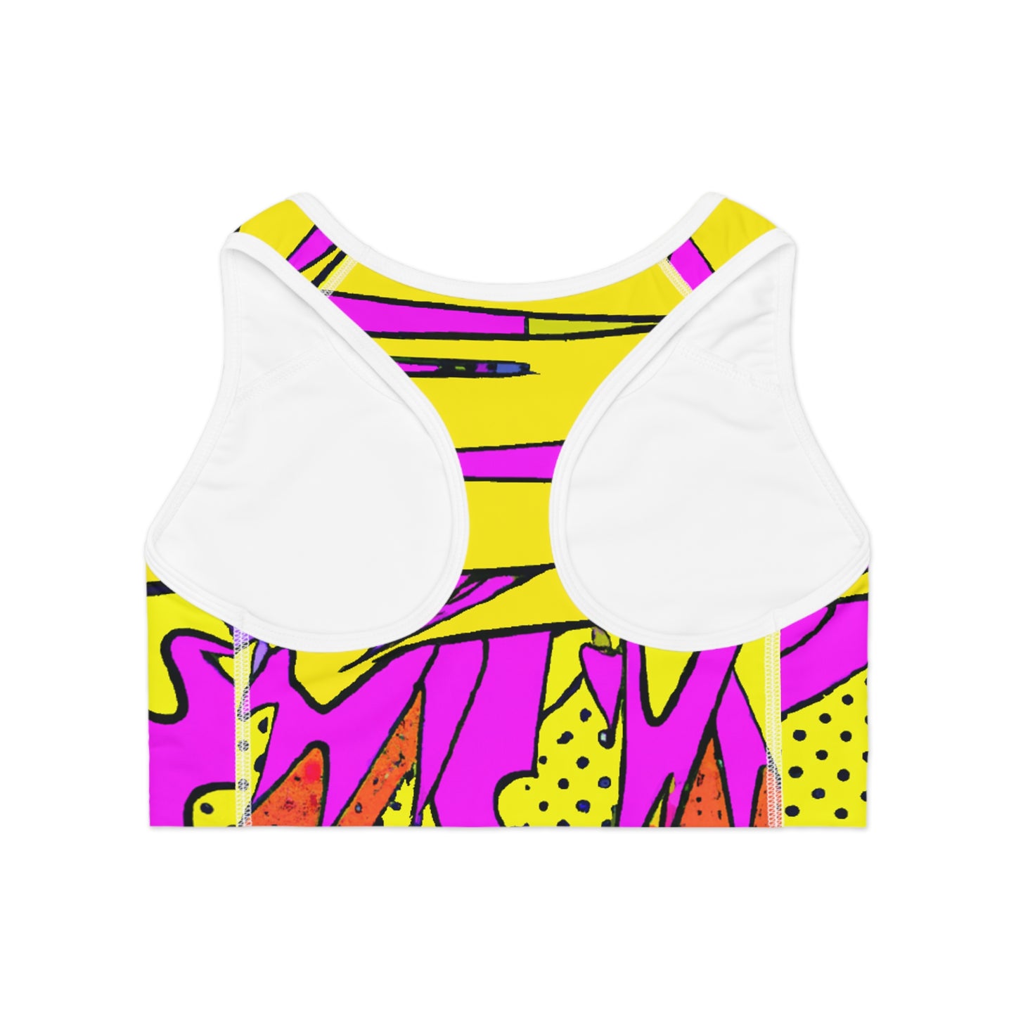 Pink Lemonade Thunder 1 - AI Art - Sports Bra (AOP) - Made in USA