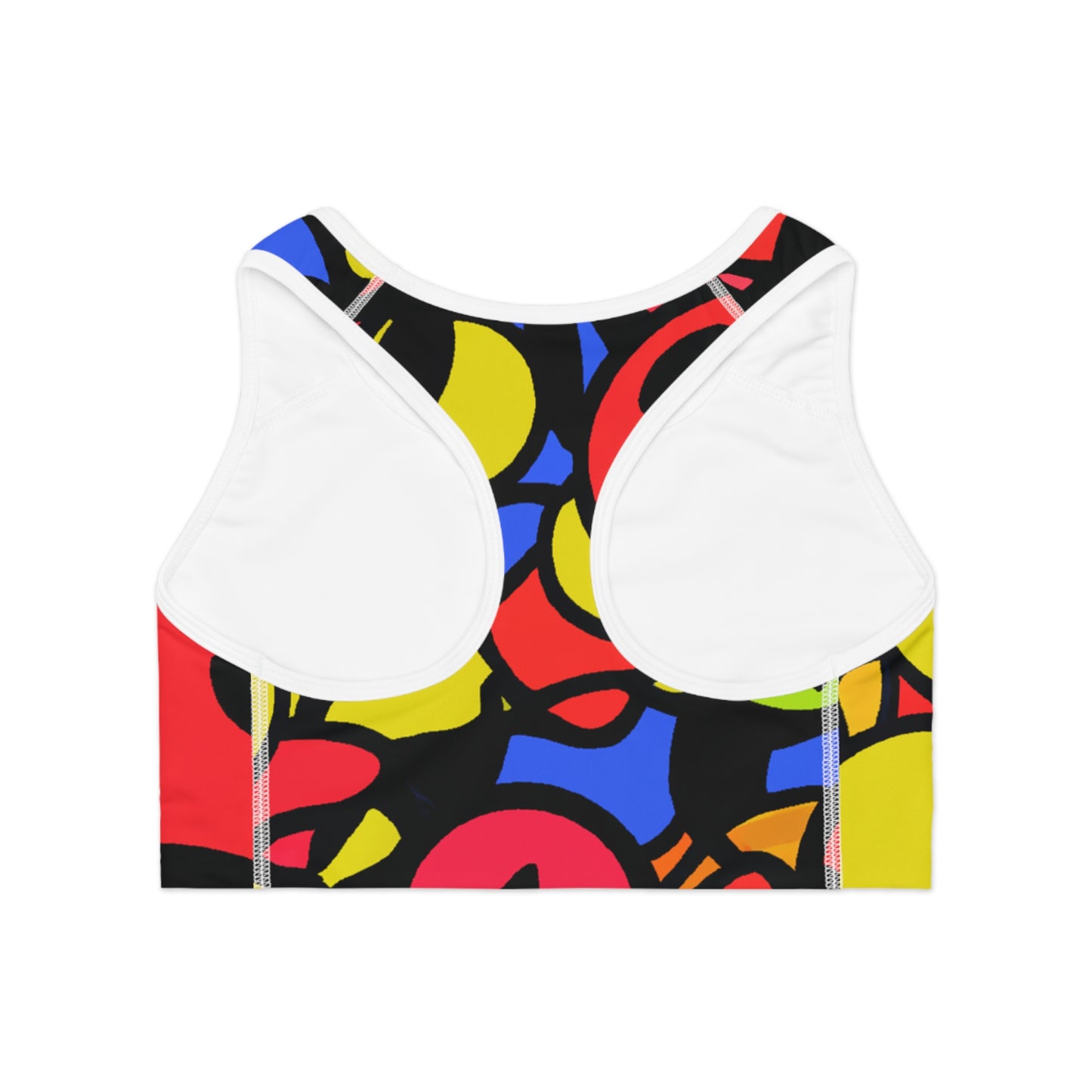 Cartoon Eyes - AI Art - Sports Bra - Made in USA