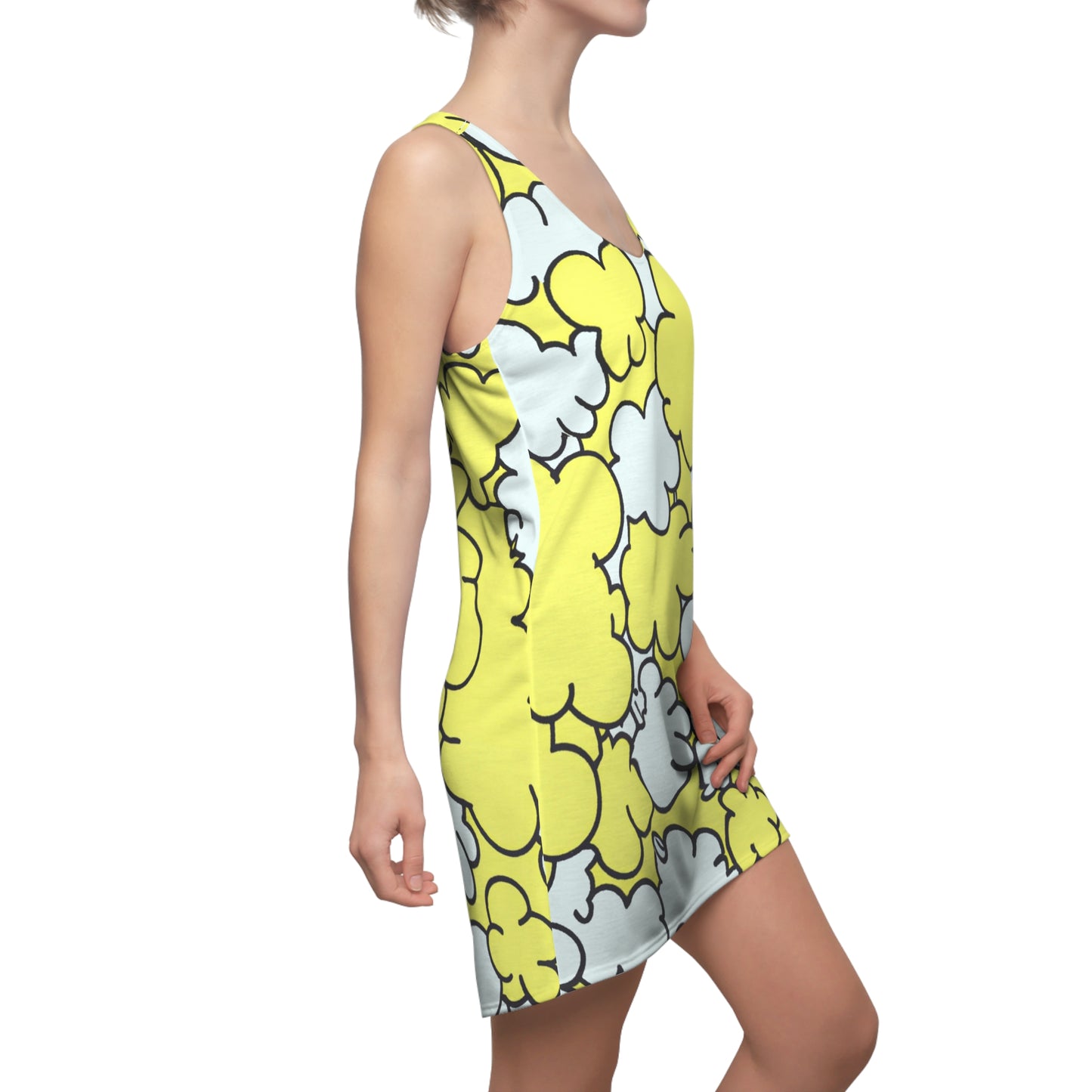 Buttered Popcorn - AI Art - Racerback Dress