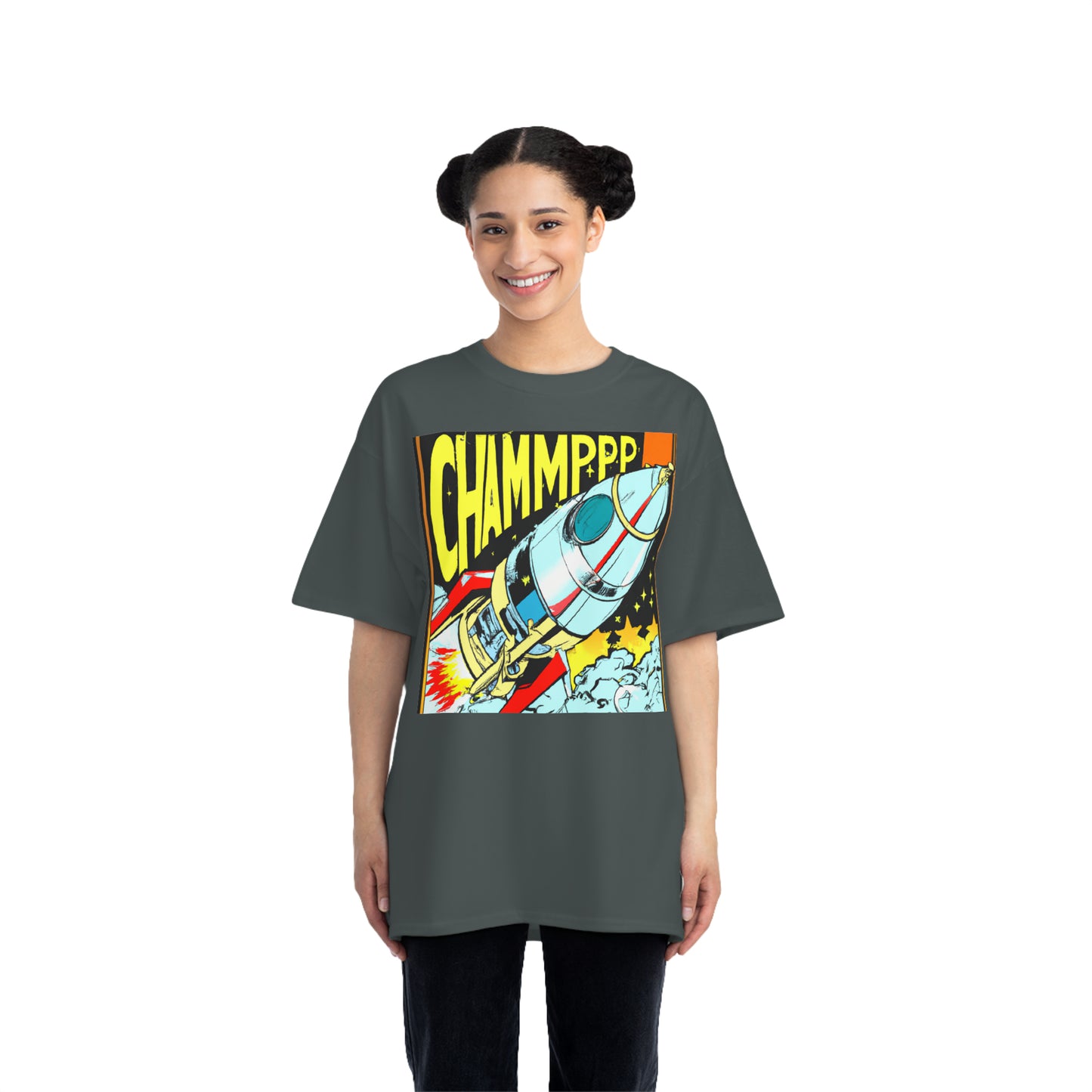 Spaceship 5 CHAMMPPP - AI Art - Beefy-T®  Short-Sleeve T-Shirt