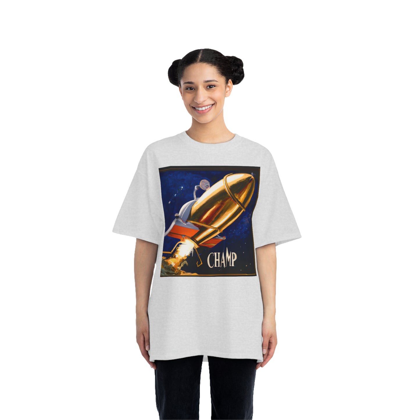 Steampunk Spaceship Champ 6 - AI Art - Beefy-T®  T-Shirt (Sizes S-6XL, Multiple Colors)