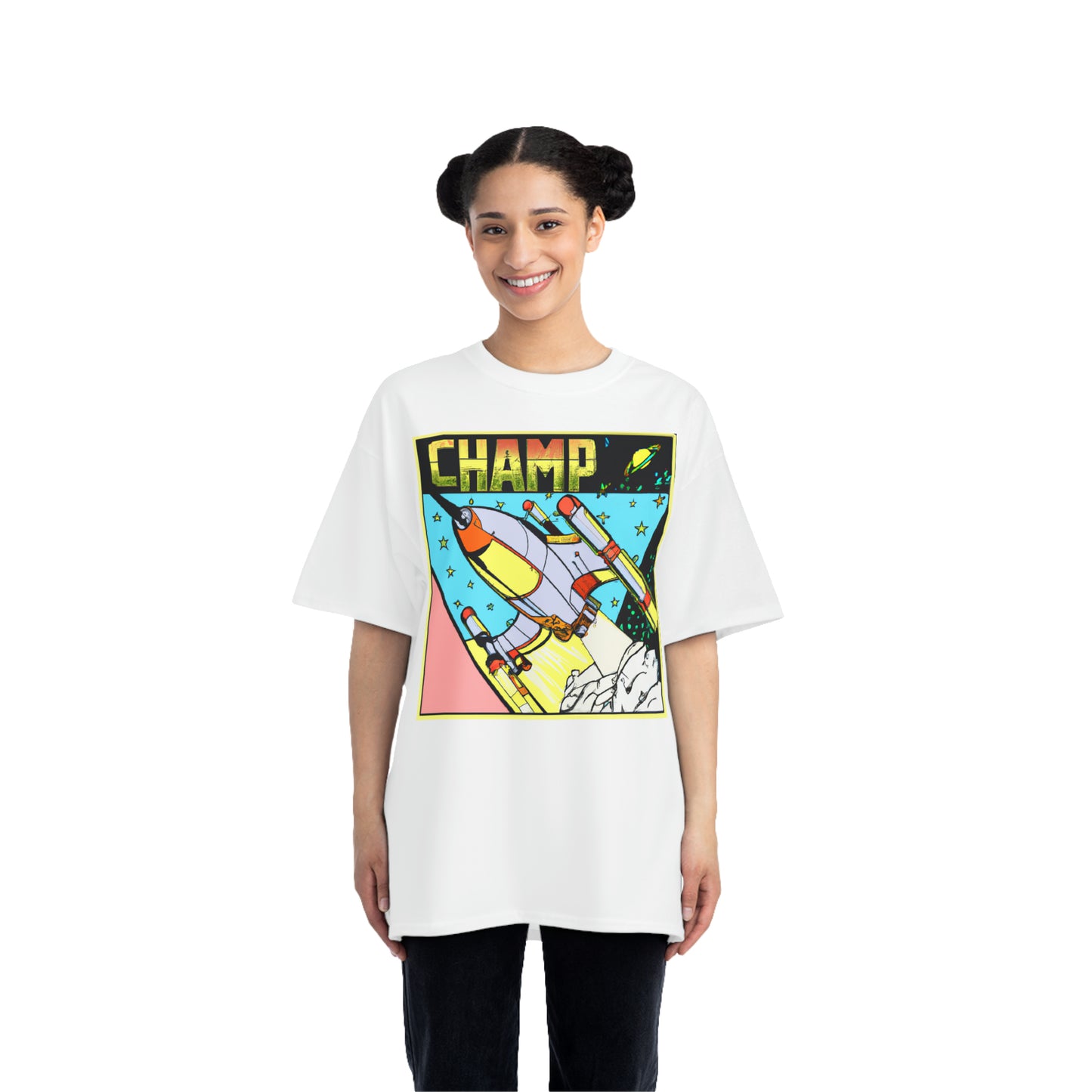 Spaceship Champ 1- AI Art - Beefy-T®  Short-Sleeve T-Shirt